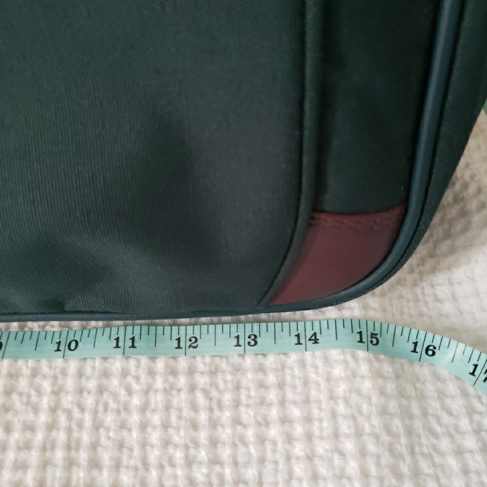 VTG American Tourister Green Soft Side Carry On Overnight Bag Adj Shoulder Strap