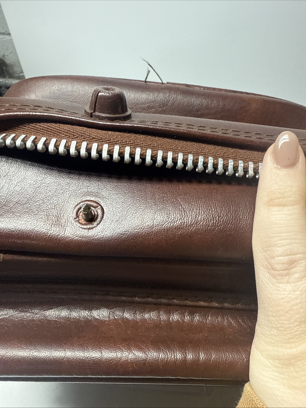 1970 men’s travel bag suitcase peters bag Corp. New York NY See pics