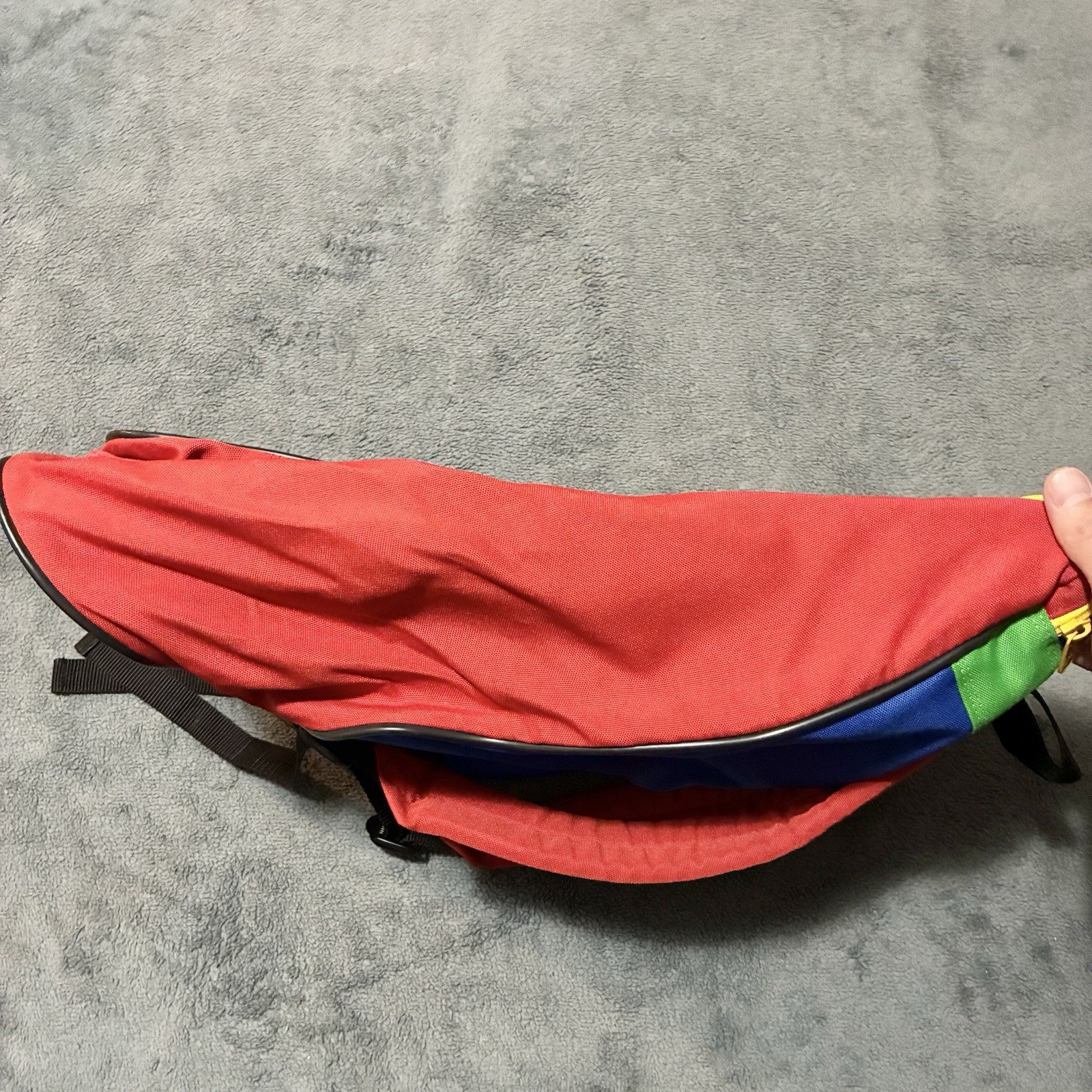 Vintage SAMSONITE Purple Red Blue Backpack Duffel Bag Travel Hiking Walking*READ