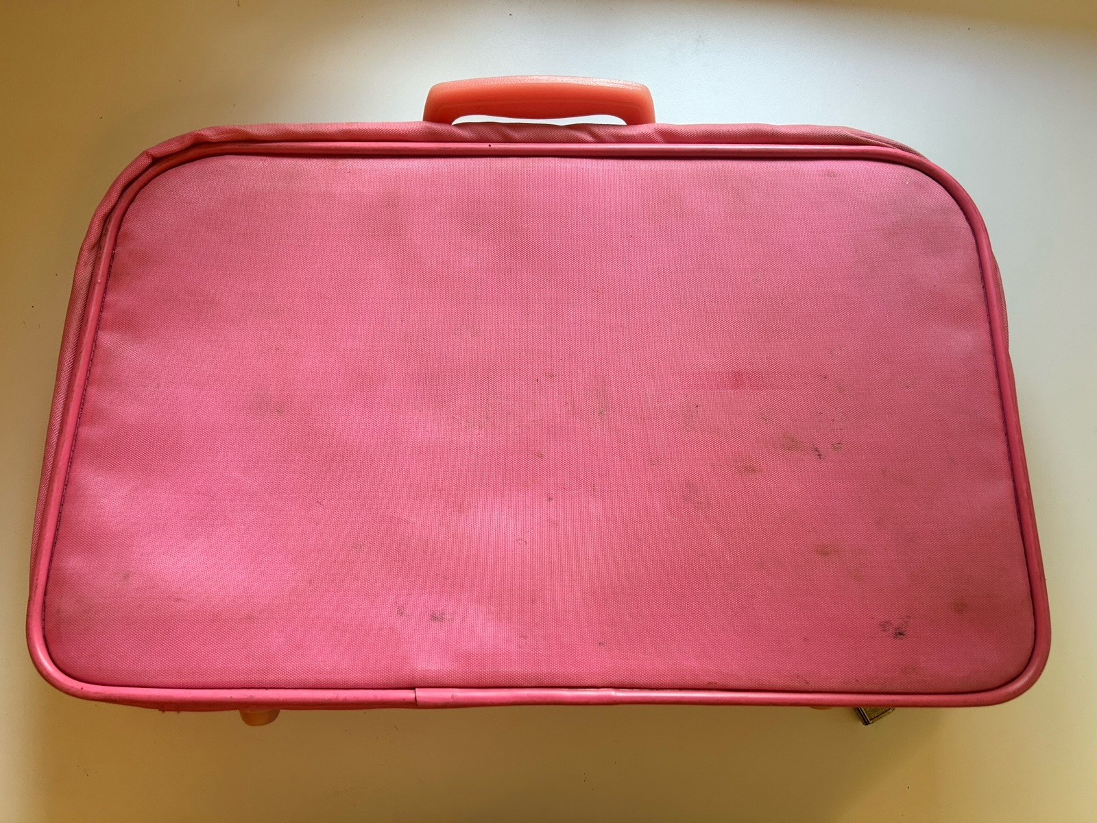 Popples On The Go Suitcase 1986 Vintage Pink Travel Bag Good Zipper