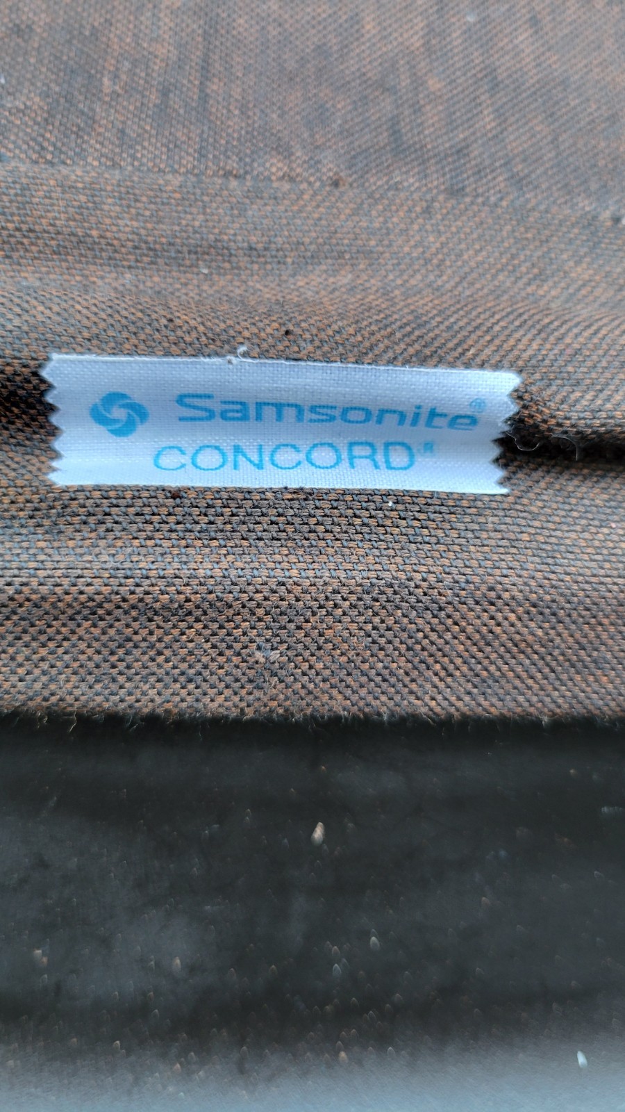 Vintage Samsonite Concord Brown Hard Shell Suitcase Travel Case 21” USA Classic