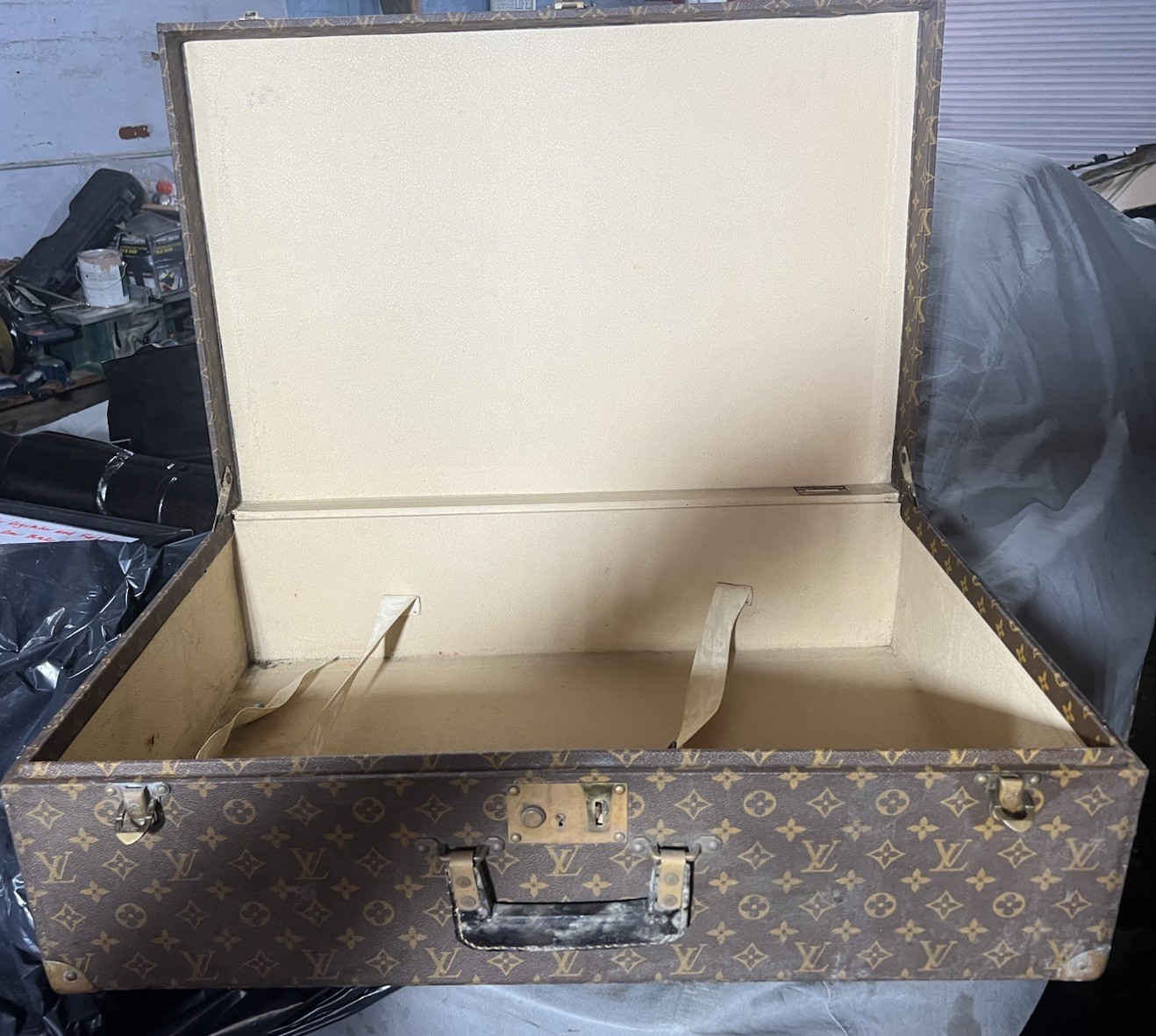 Louis Vuitton Cube Travel Suite Case Monogram Canvas Brown