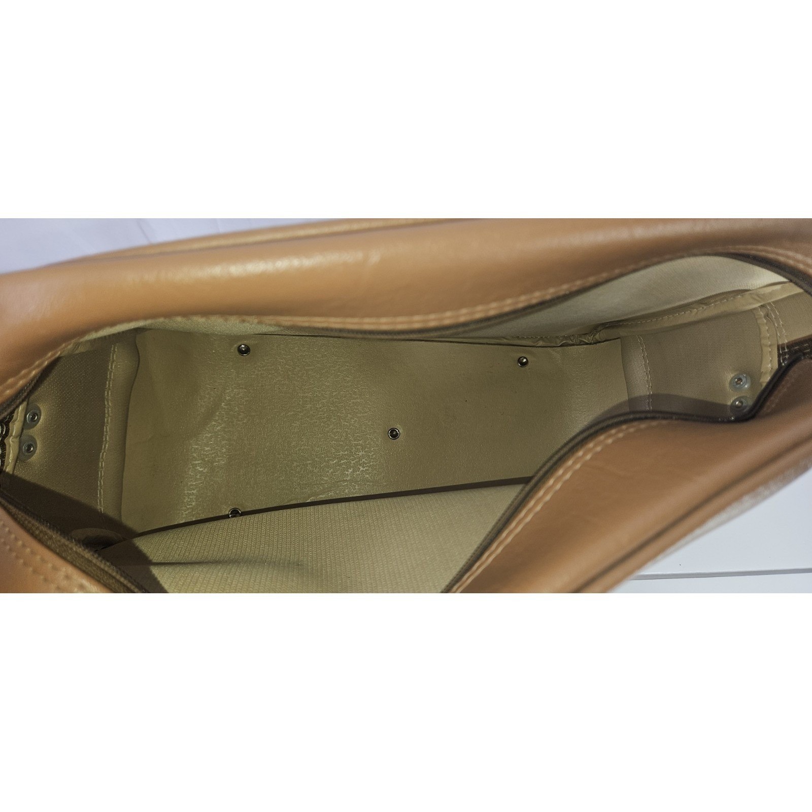 Samsonite Concord Shoulder Carry On Overnight Bag Tan/Brown Vinyl