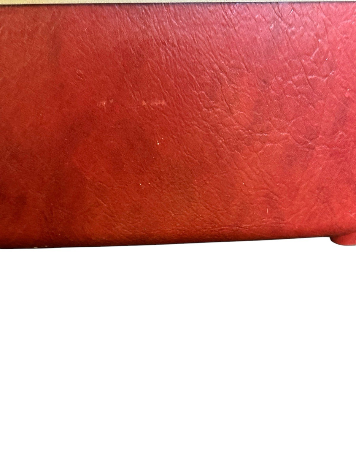 Vtg Samsonite Silhouette II Burgundy Train Case Luggage Mirror Tray Tag No Key