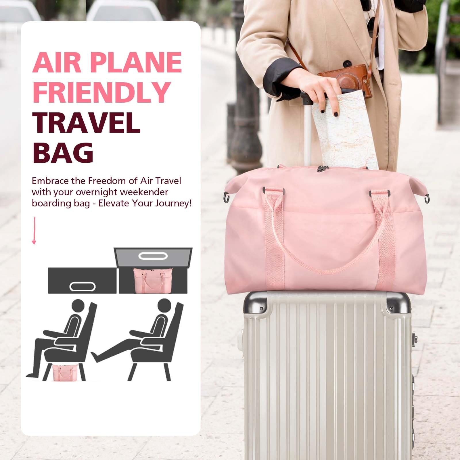 Topbag Travel Duffle Bag Waterproof Weekender Carry On Tote Bags For Women