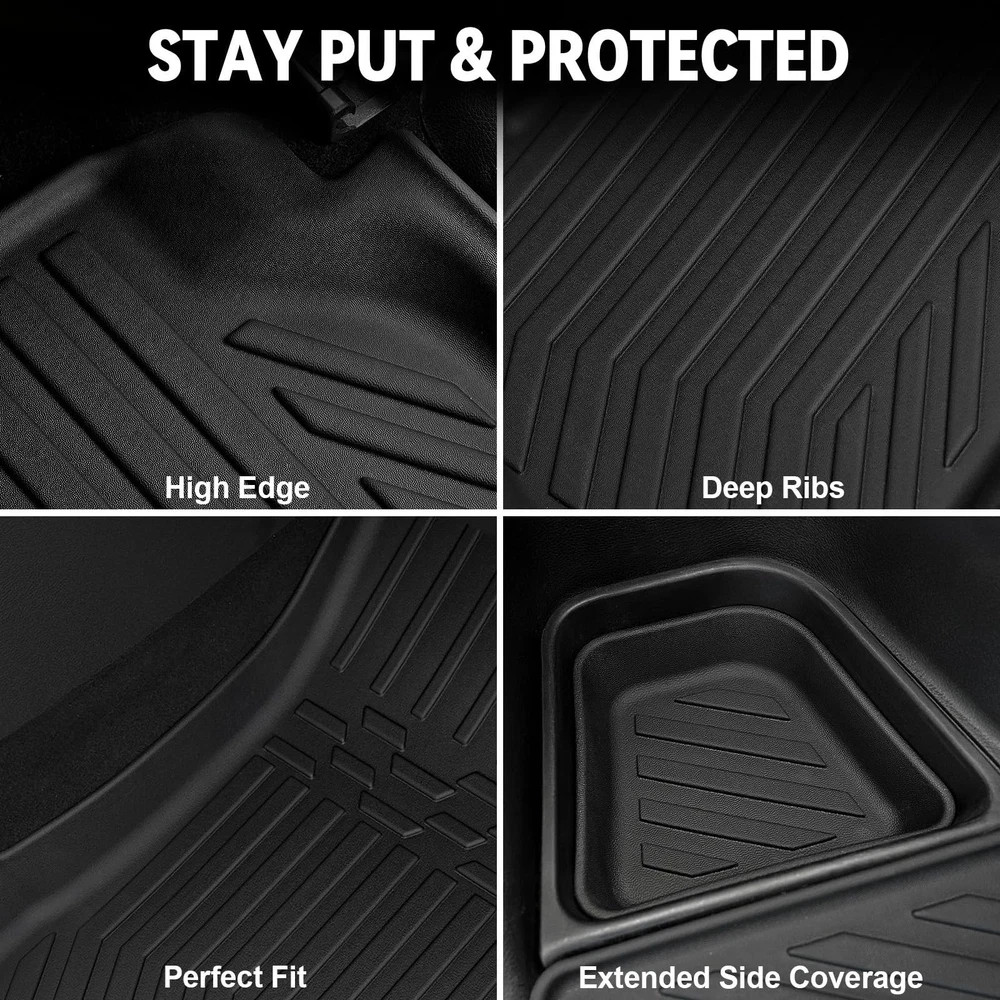 Floor Mats for Jeep Compass 2017-2025, All Weather Floor Mats Trunk Cargo Lin…