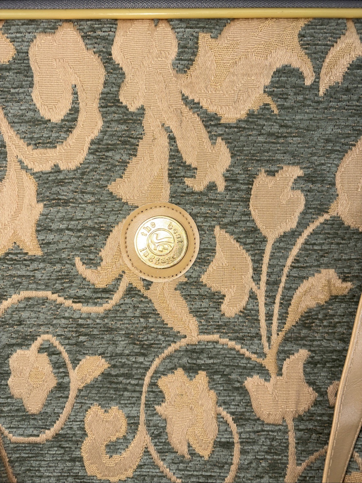 Vintage Jordache Floral Tapestry Travel Suitcase 80s Floral Soft Grandmacore GVC