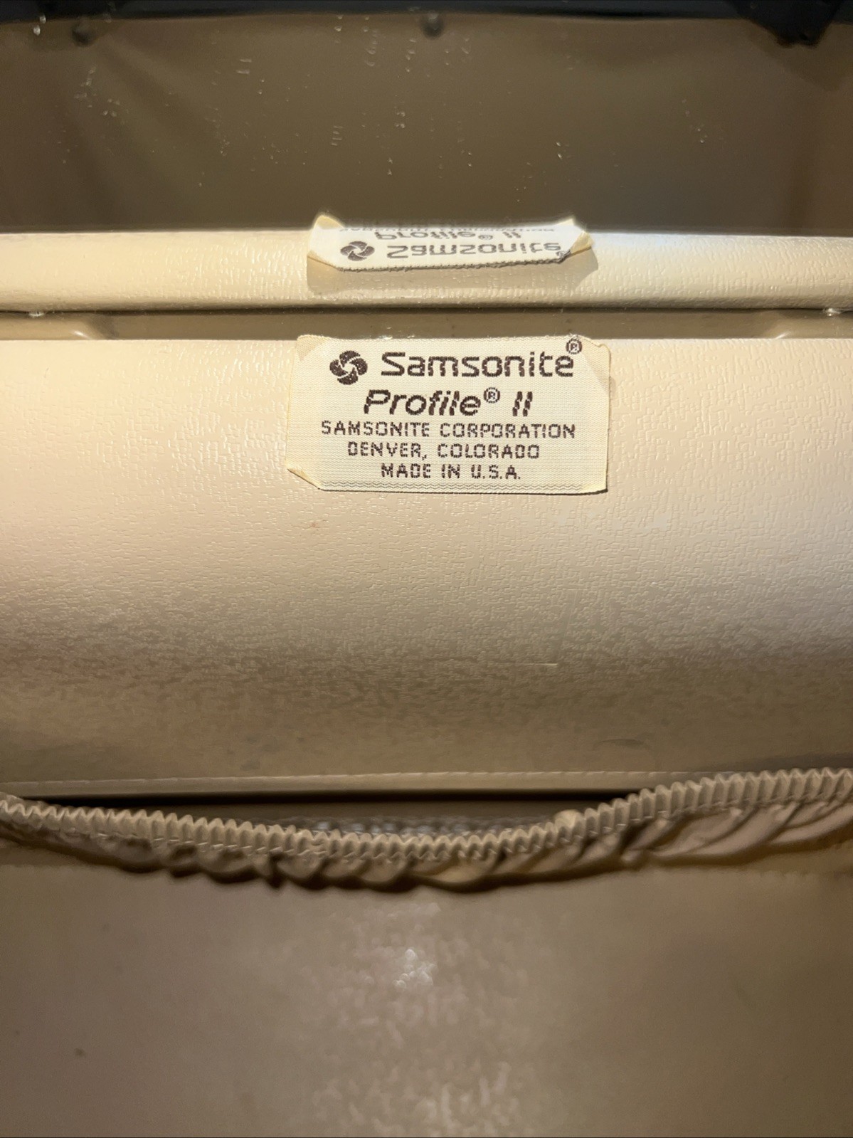 Navy Samsonite Profile II Overnight Case No key