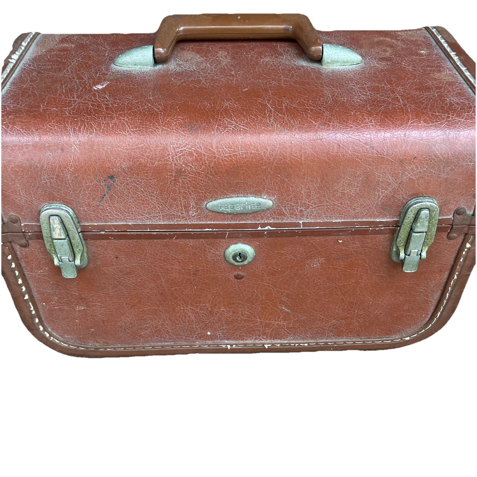 Vintage Taperlite Hard Case, Train, Travel, Make Up Case