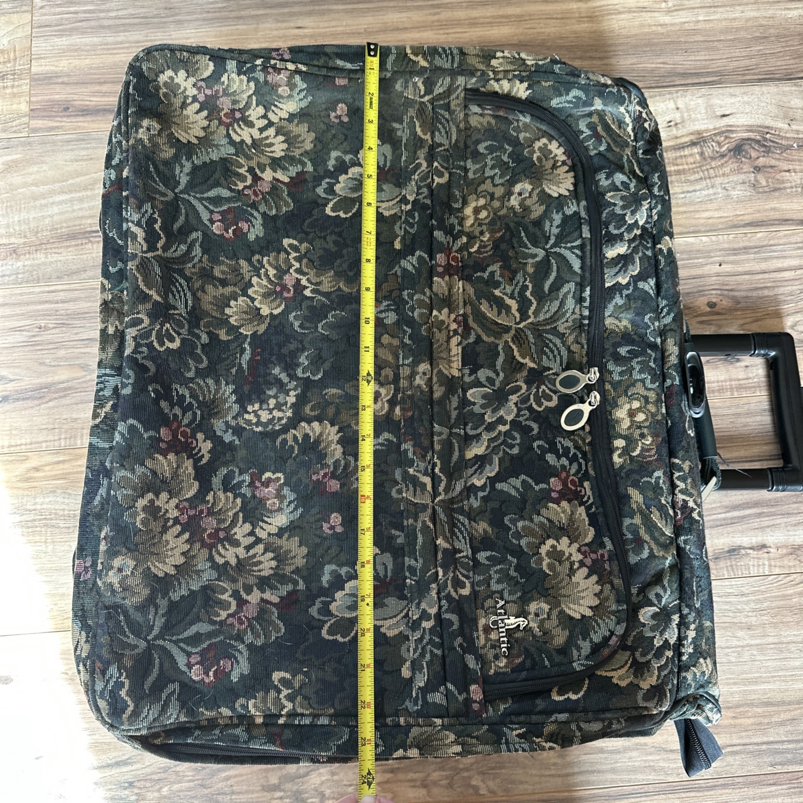 ATLANTIC LUGGAGE Tapestry Vintage Wheeled Garmet Bag Suitcase Upright Pullman