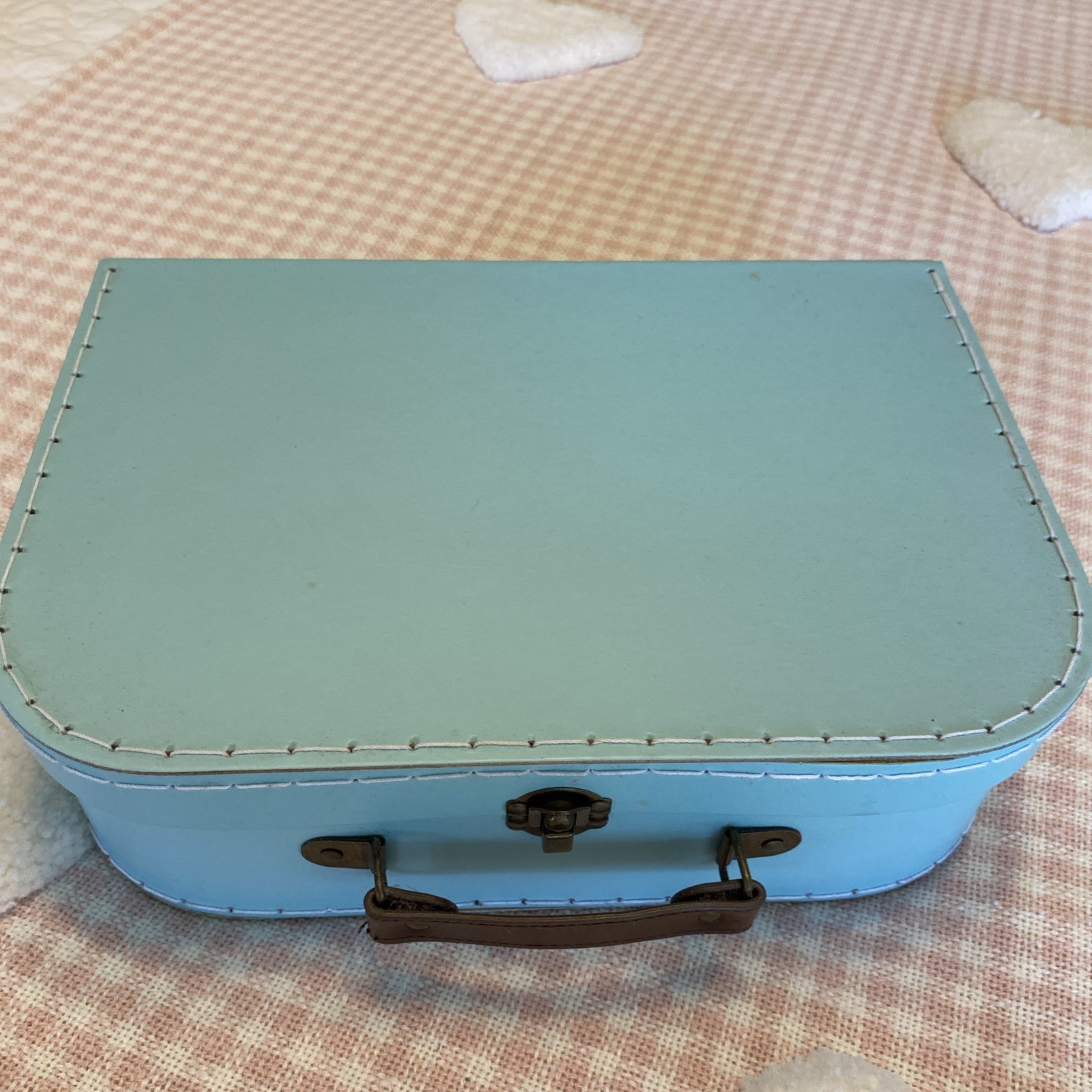 Jewelkeeper Paperboard Suitcases – Set of 3 Decorative Vintage Storage Boxes