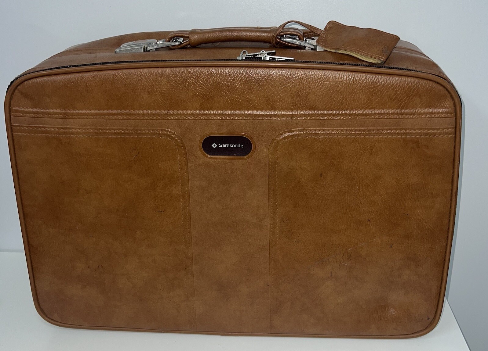 Vintage Samsonite Cordoba II Soft Sided Luggage Suitcase Brown 80s 23 X 16 X 8″
