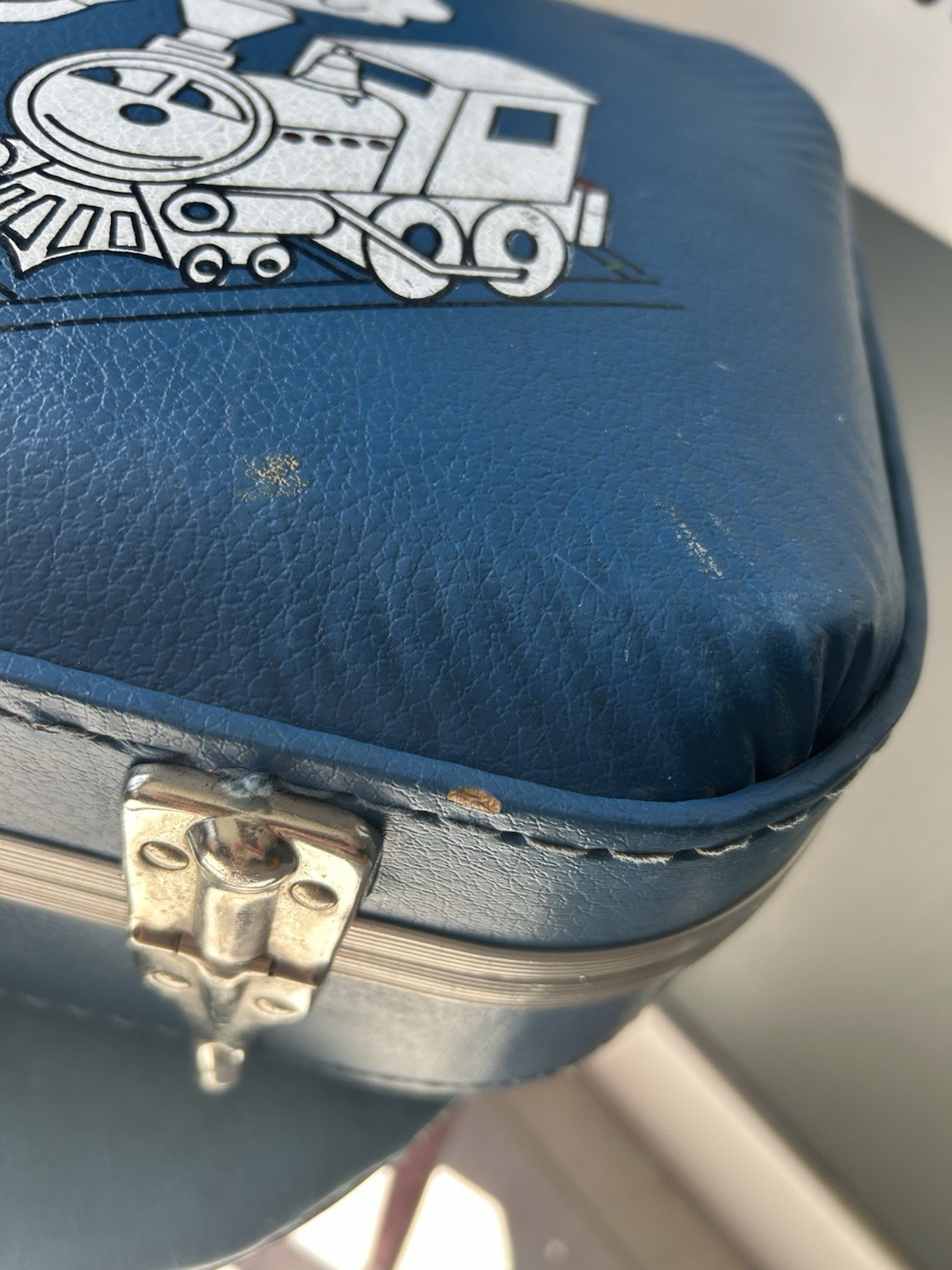 vintage child’s Hard-sided Suitcase, I’m going To grandma’s