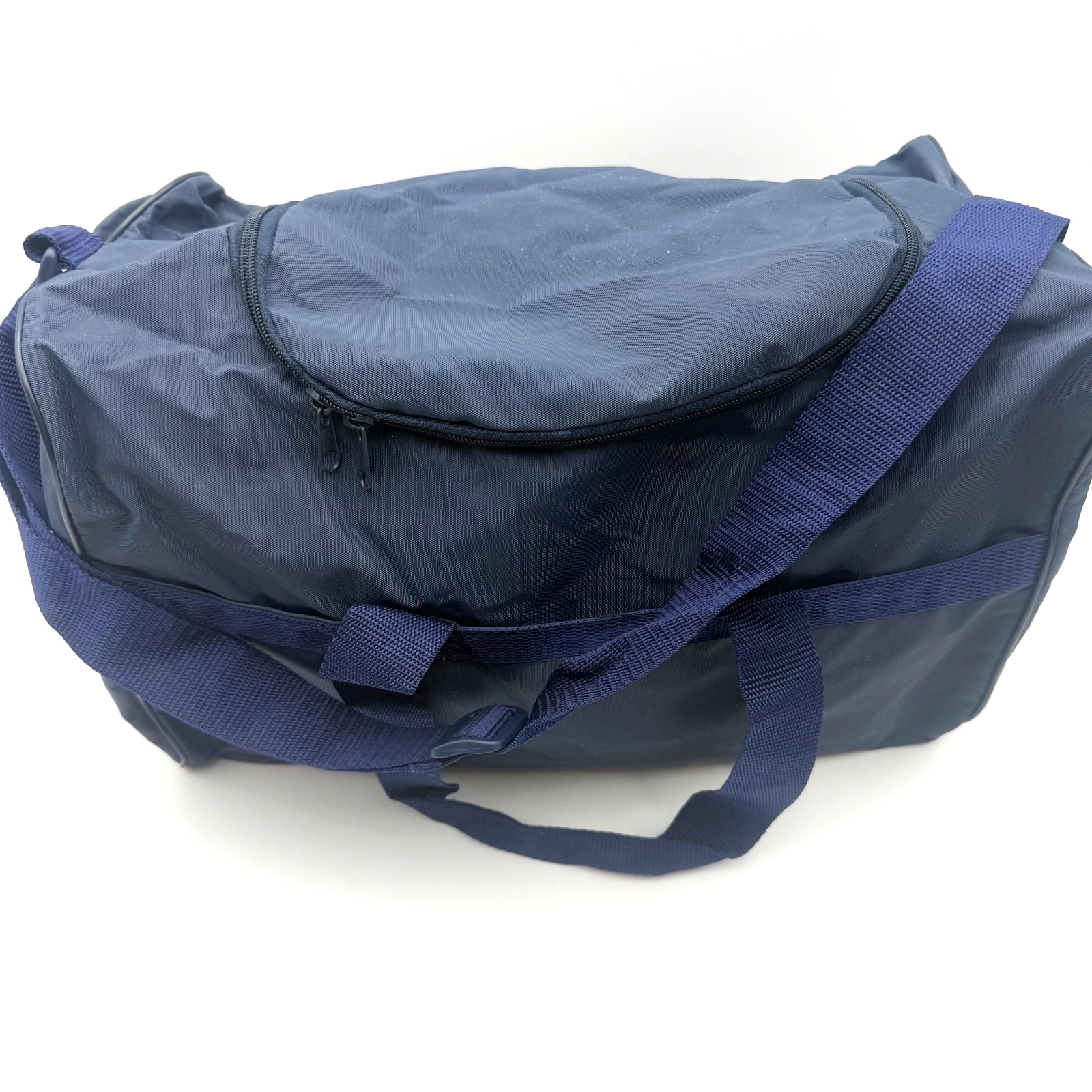 Navy Blue Travel Duffel Bag Lightweight Overnight Gym Carry On Tote