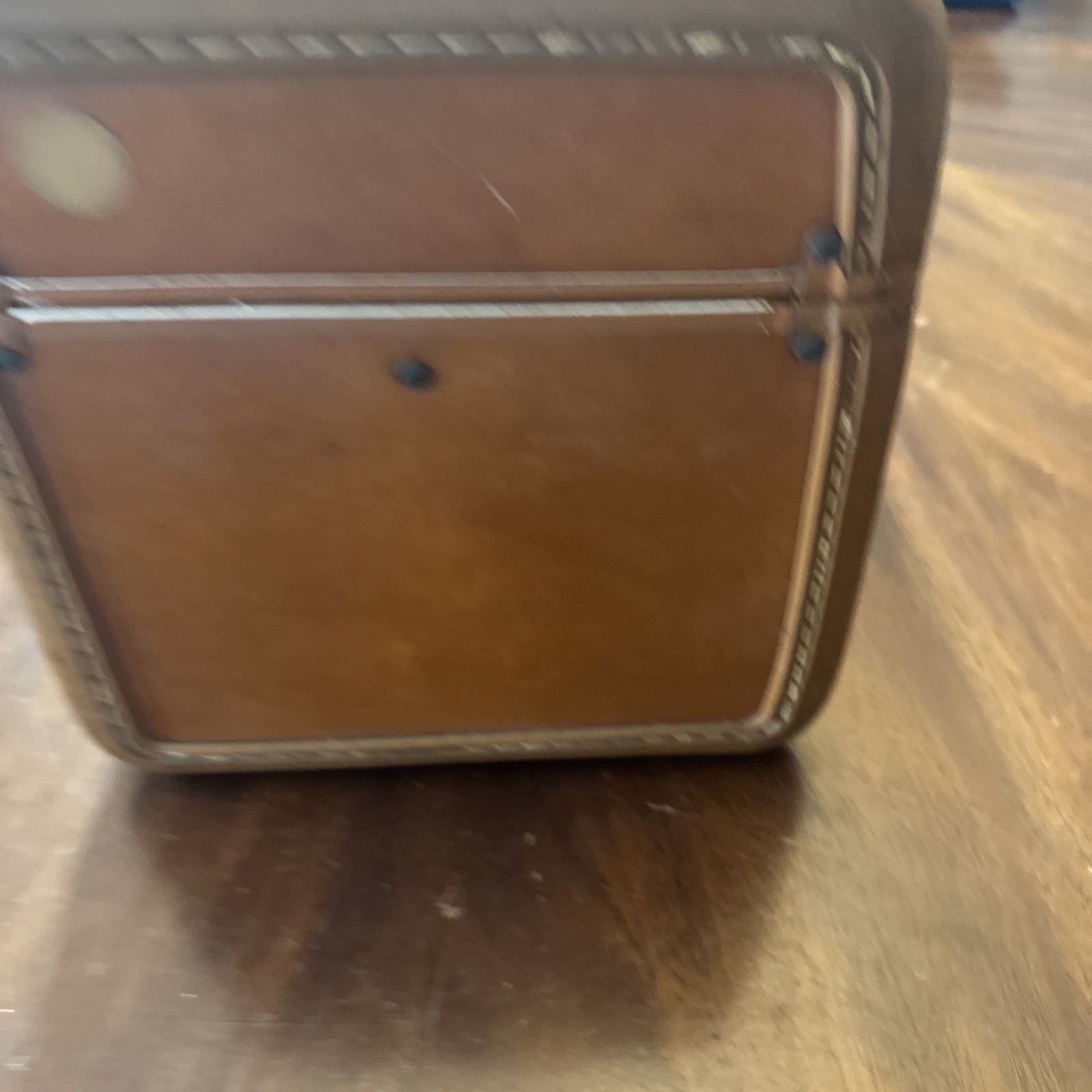 Vintage Samsonite /train Case -Cosmetic Case Mid Century Travel Luggage- Orange