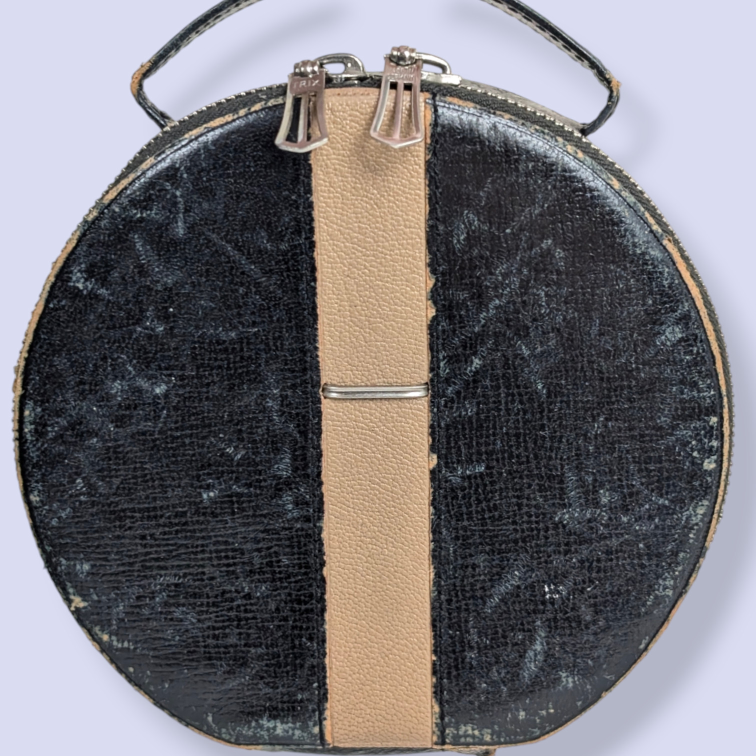 Vintage 50s/60s German Round Vanity Travel Case