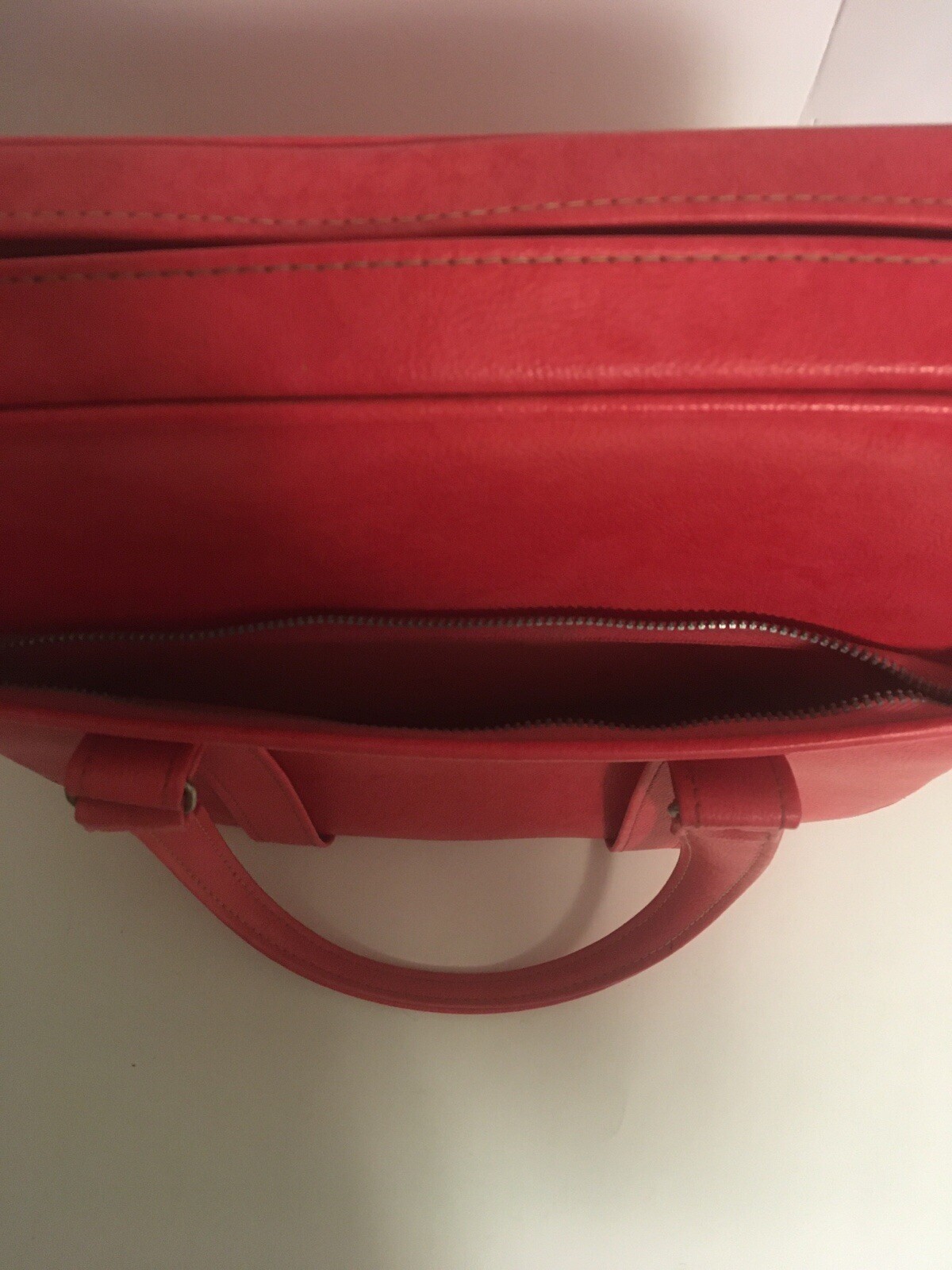 Vintage Samsonite Silhouette Berry Red Travel Bag Carry On 60s 70s Lg Shoulder