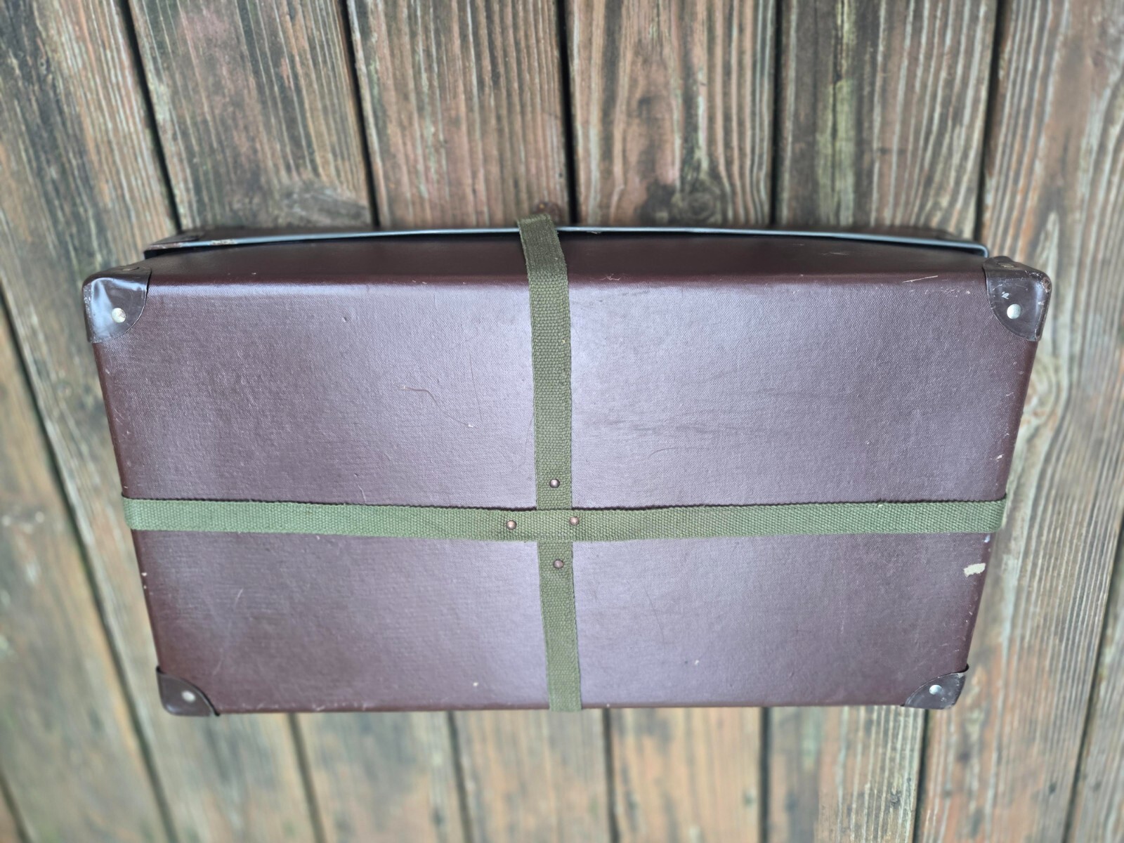 Genuine Airway Vintage Hard Vulcanized Trunk