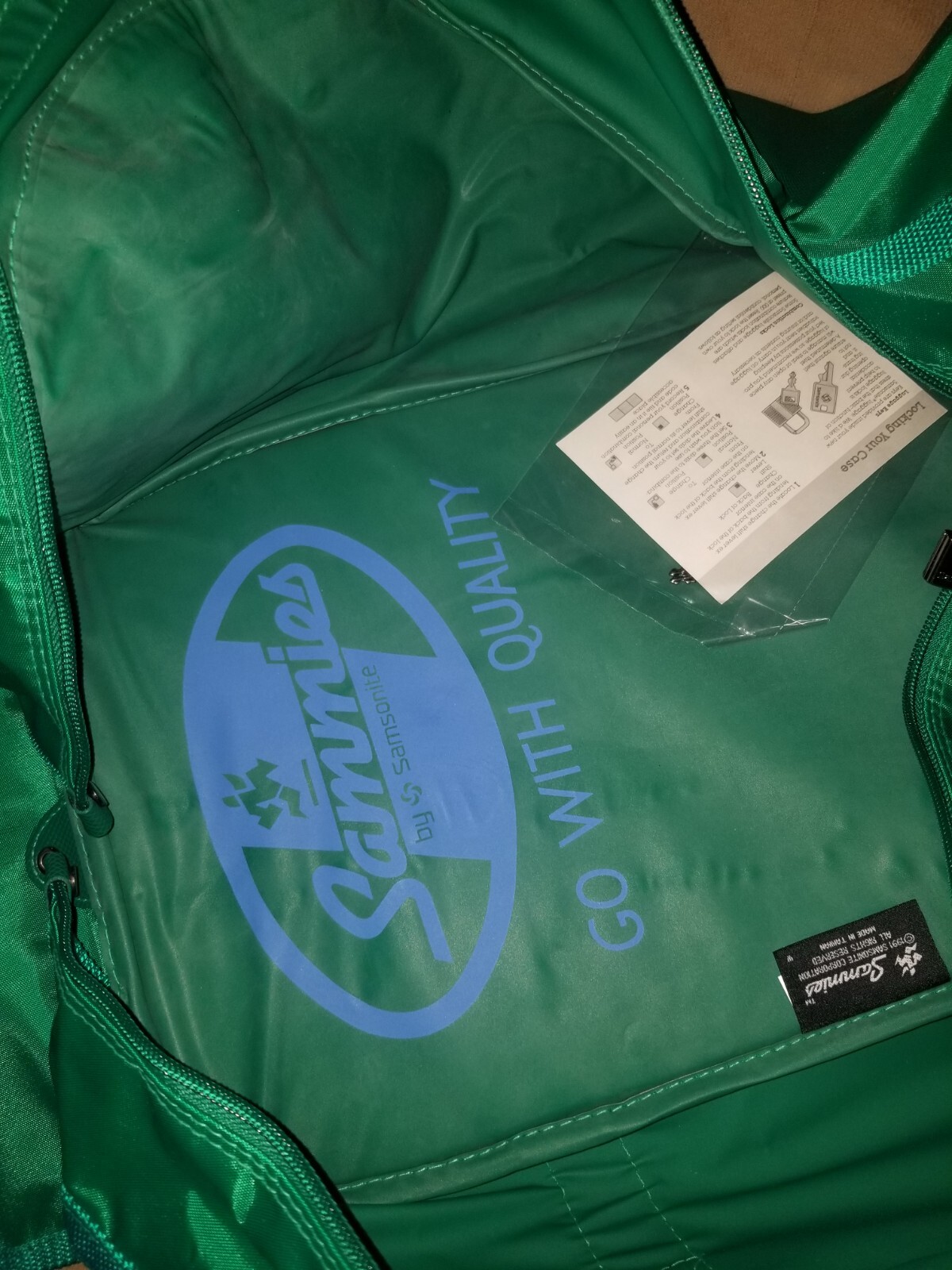 Vintage Sammies by Samsonite Green Transformer Backpack Duffel Luggage Bag