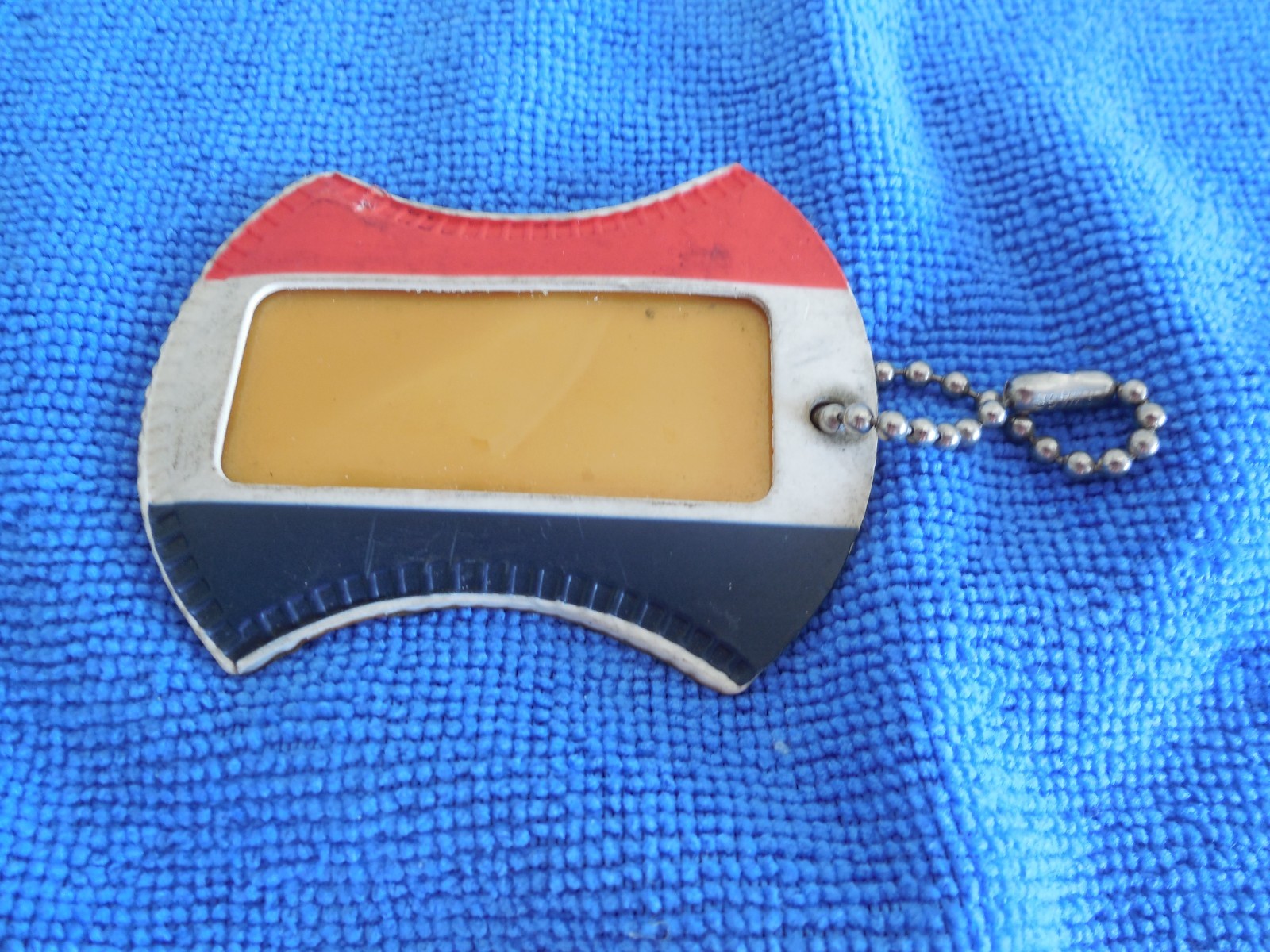 1960’s Vintage American Tourister Tiara Hard Shell Suitcase Blue 18”x14″ No Key