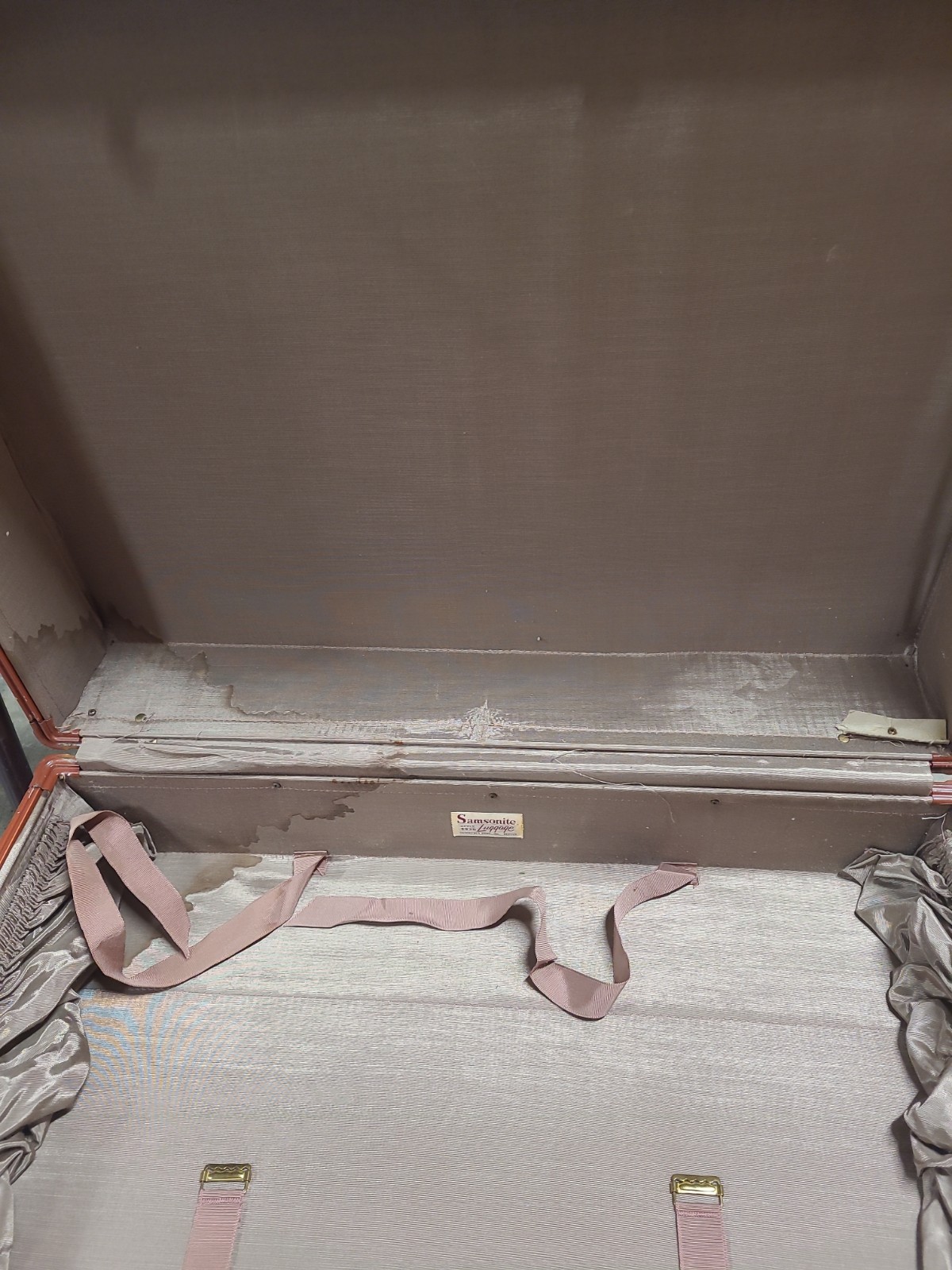 Rare Vintage 50s Samsonite Shwayder Bros Brown Hard Shell Suitcases 4 Piece Set
