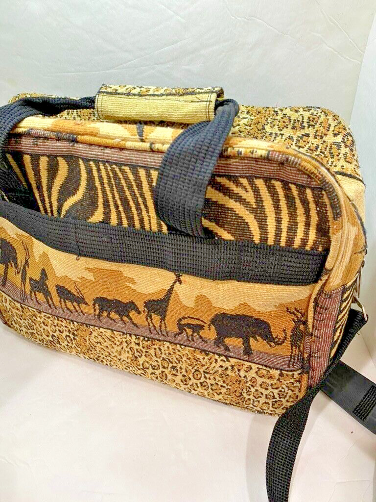 Pioneer Express Safari Africa Tapestry Weekender Crossbody Travel Bag