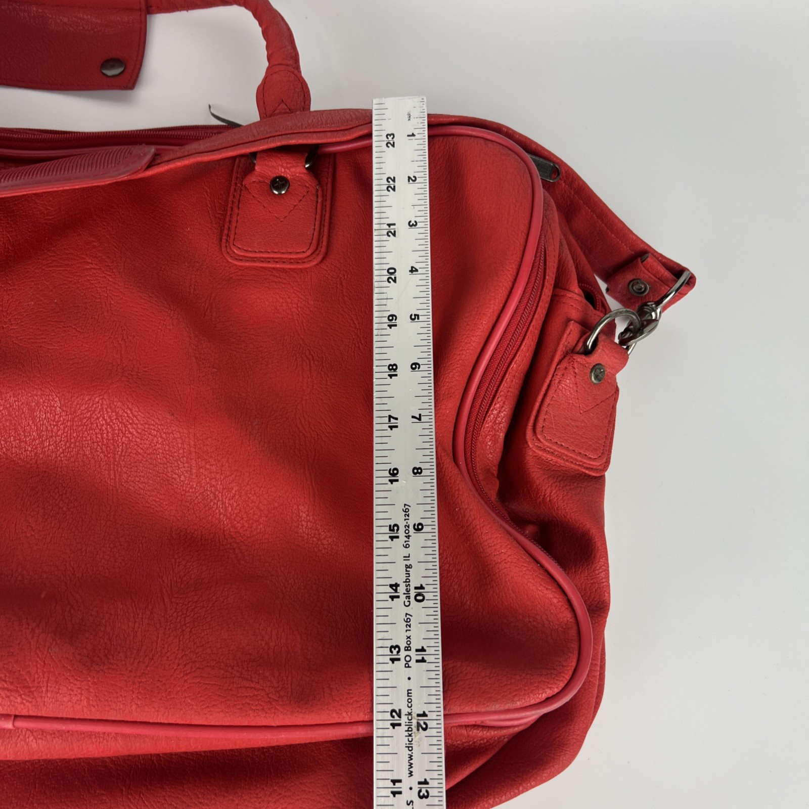 Amelia Earhart Coca-Cola Red Travel Duffel Shoulder Bag Vintage