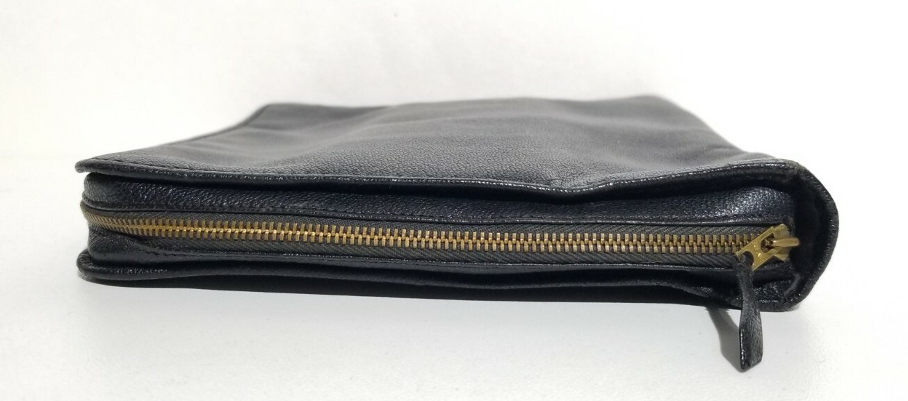 Rare Vintage Aux Etats Unis 229 Rue St. Honore Paris Leather Jewelry Travel Case