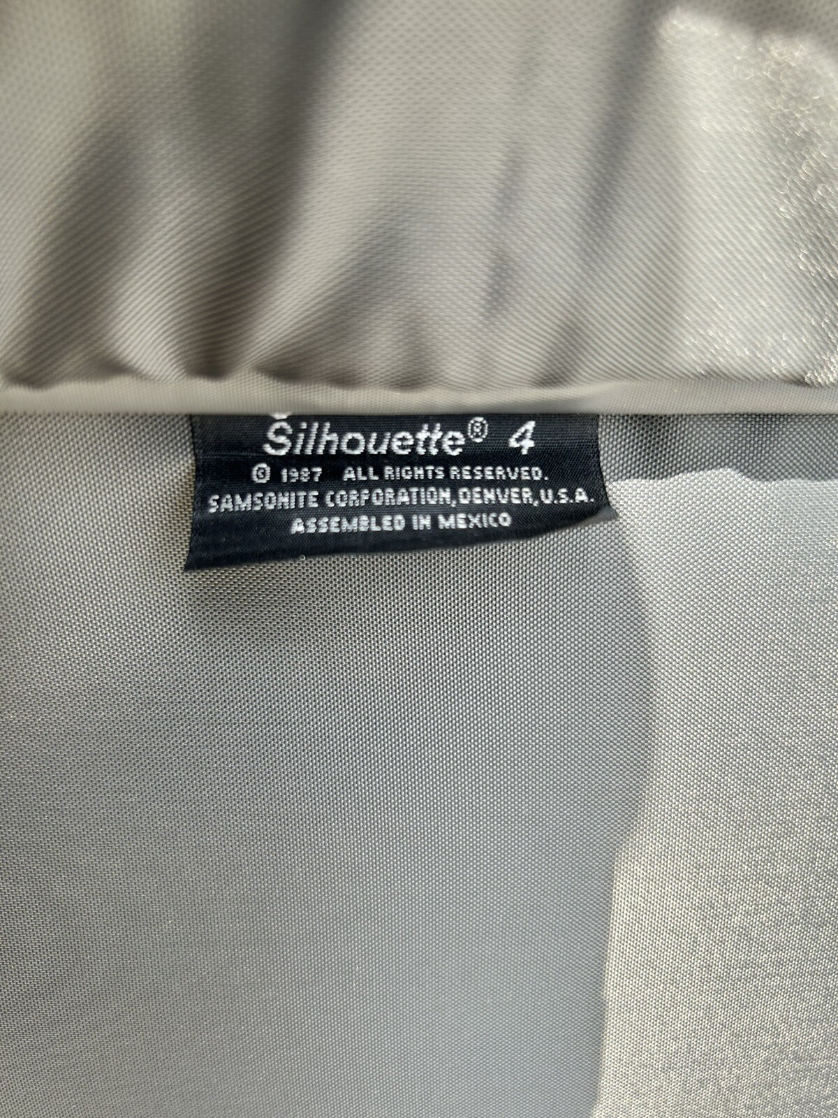 Classic 1987 Samsonite Silhouette 4 Soft Sided Travel Bag