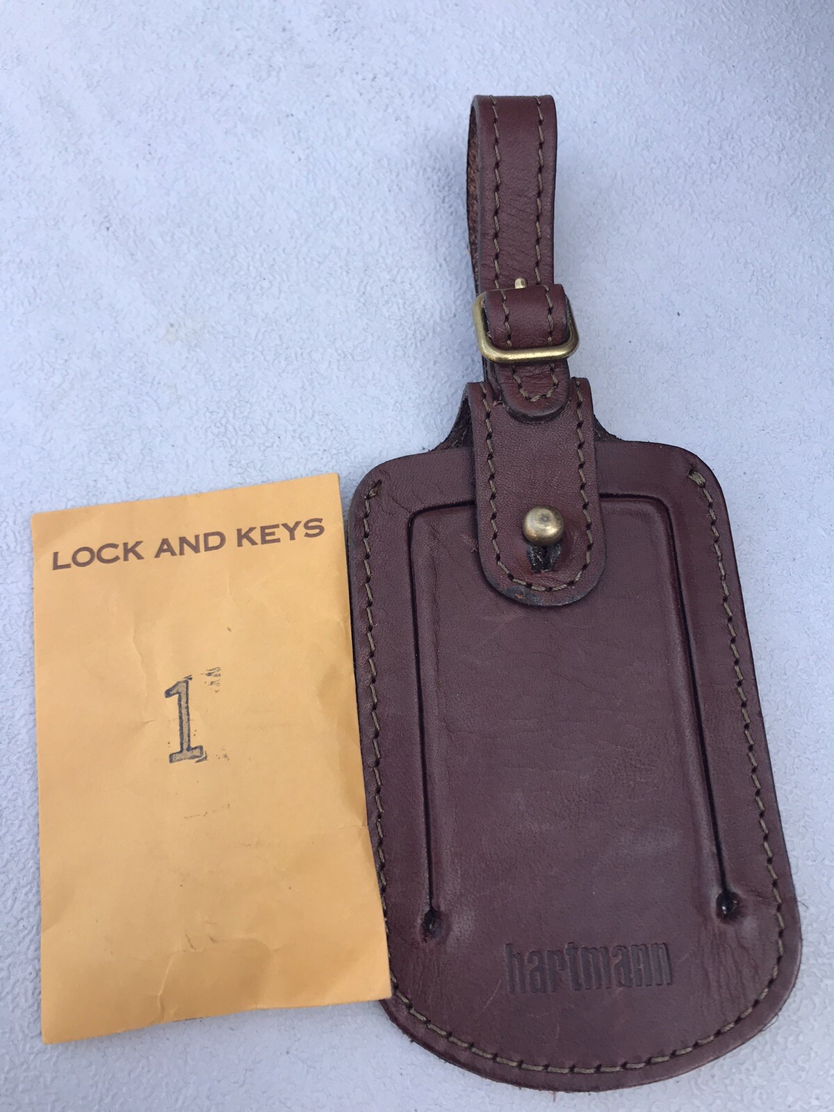 Vintage~ Hartmann ~ Belting Leather Carry On Luggage + Lock Key