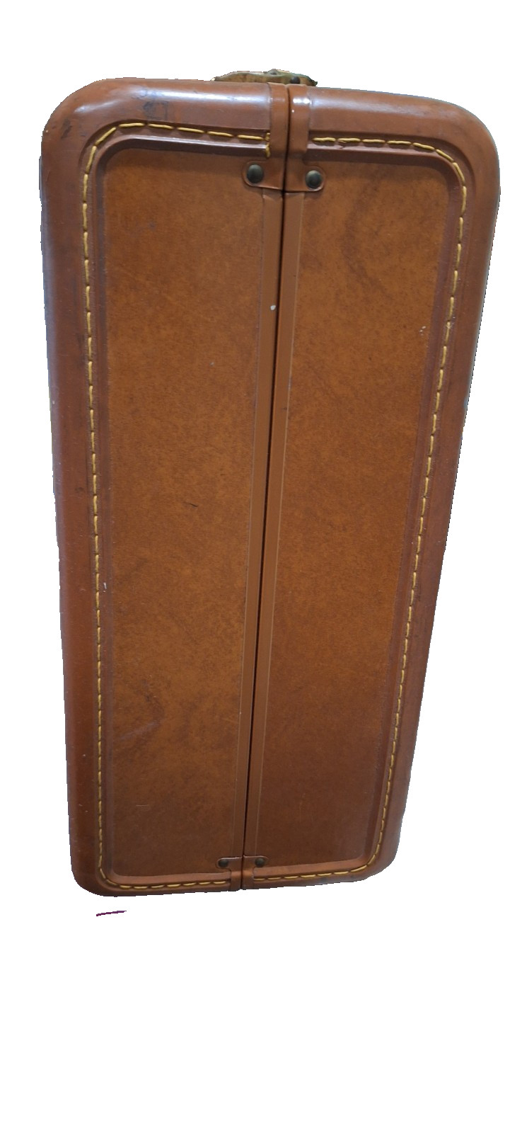 Vintage Samsonite Streamlite Hardside Suitcase 21×7.5×15 Brown MCM 40’s/50’s