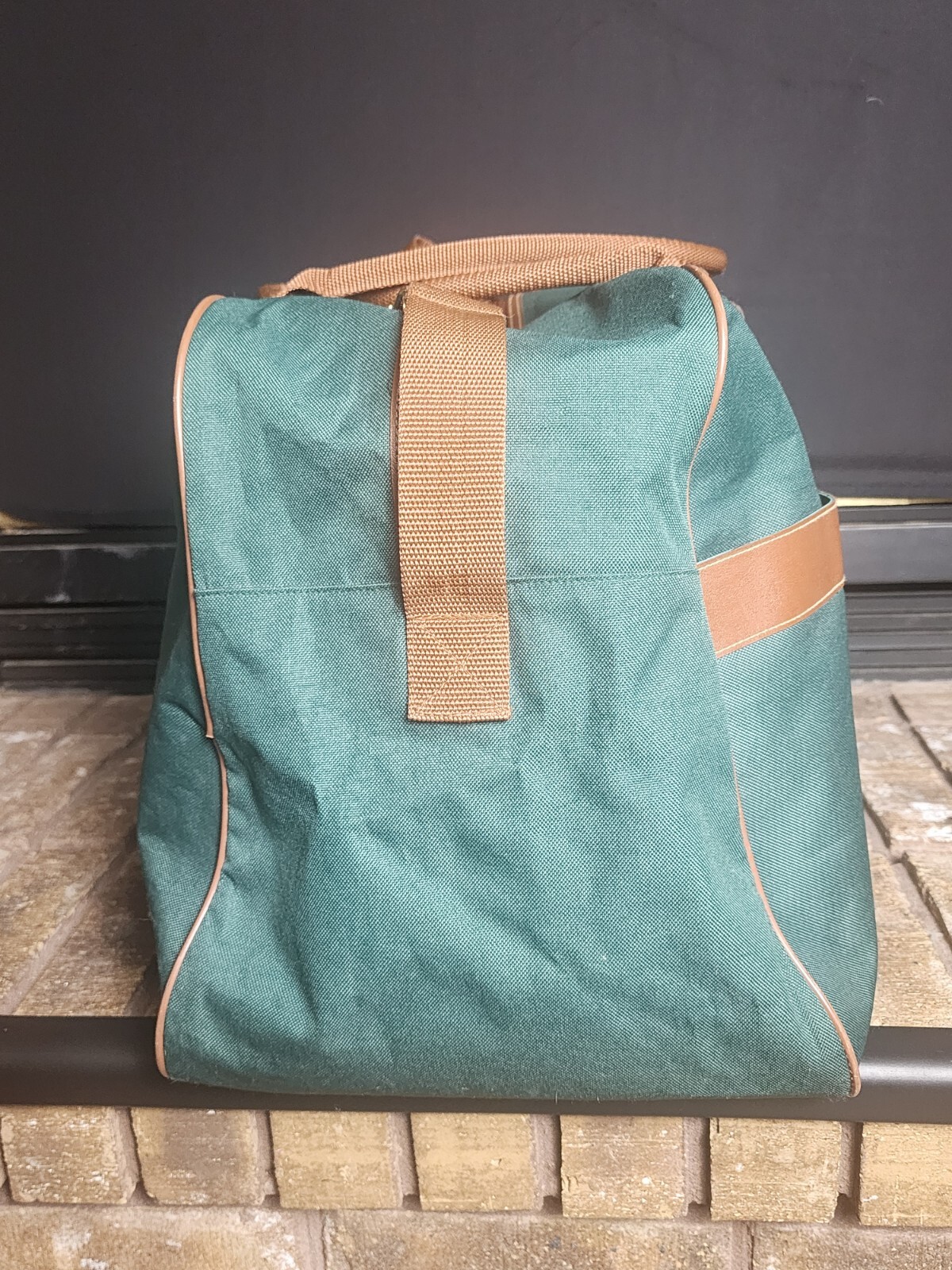 Lot of 3 Vintage Polo Ralph Lauren Green Luggage Duffle Bag Canvas Weekender Set