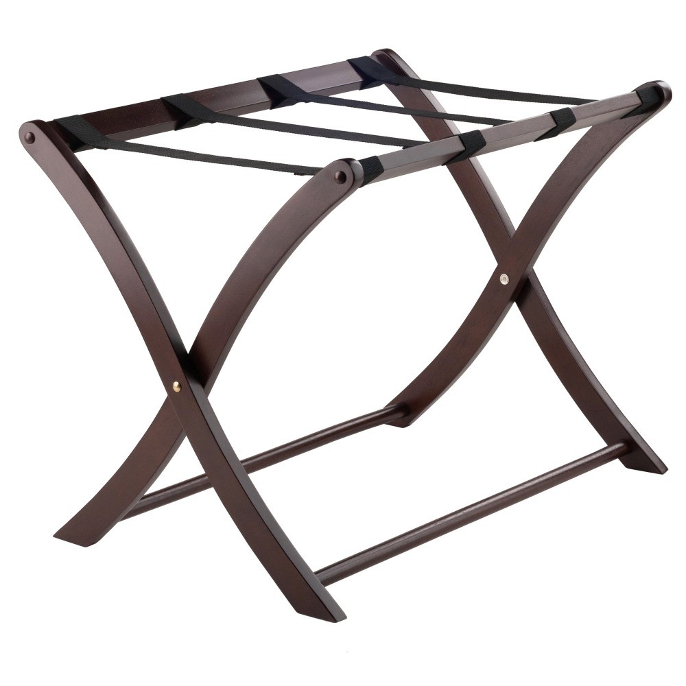 Winsome Scarlett Luggage Rack, Walnut Finish