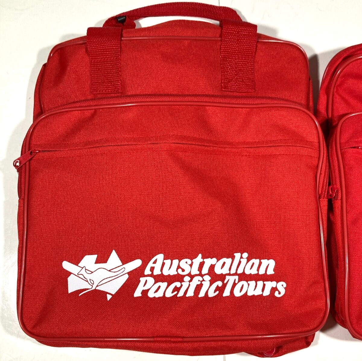 Vintage Lot fo 2 AUSTRALIAN PACIFIC TOURS Travel Bags Convertible Backpacks NOS