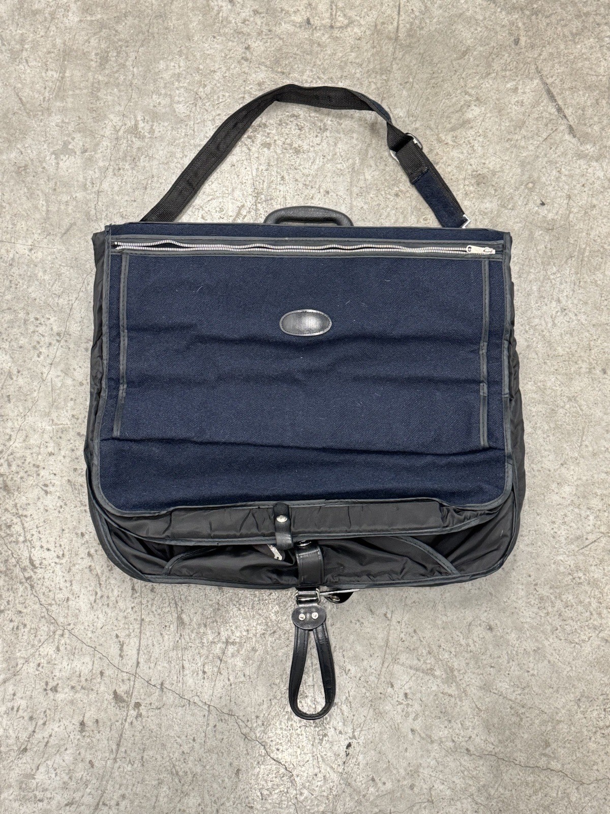Skyway Luggage Vintage Garment Bag Blue Original Box