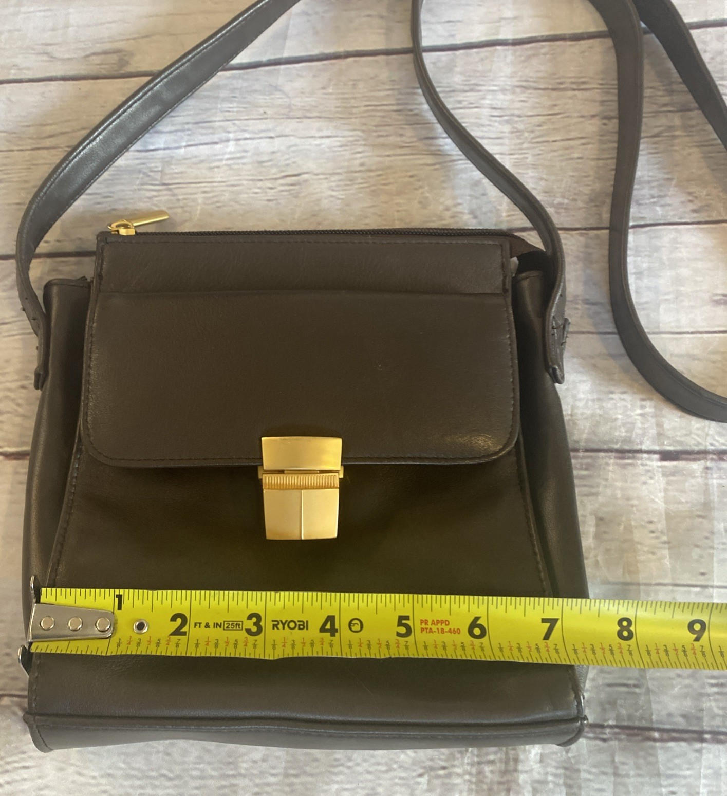 Vintage Samsonite Crossbody Bag Travel Unisex Locking Zipper Brown Buckle Lined
