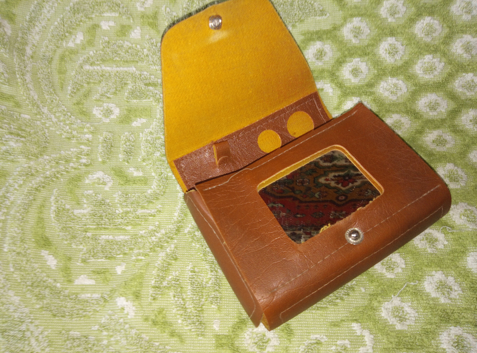 Vintage USSR 1970’s razor cover Case with mirror (only case)