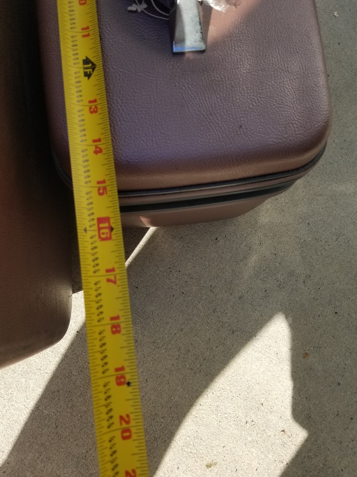 4 Piece Samsonite Vintage Cocoa Hard Plastic Locking Luggage Set 60s 27,25,23,16