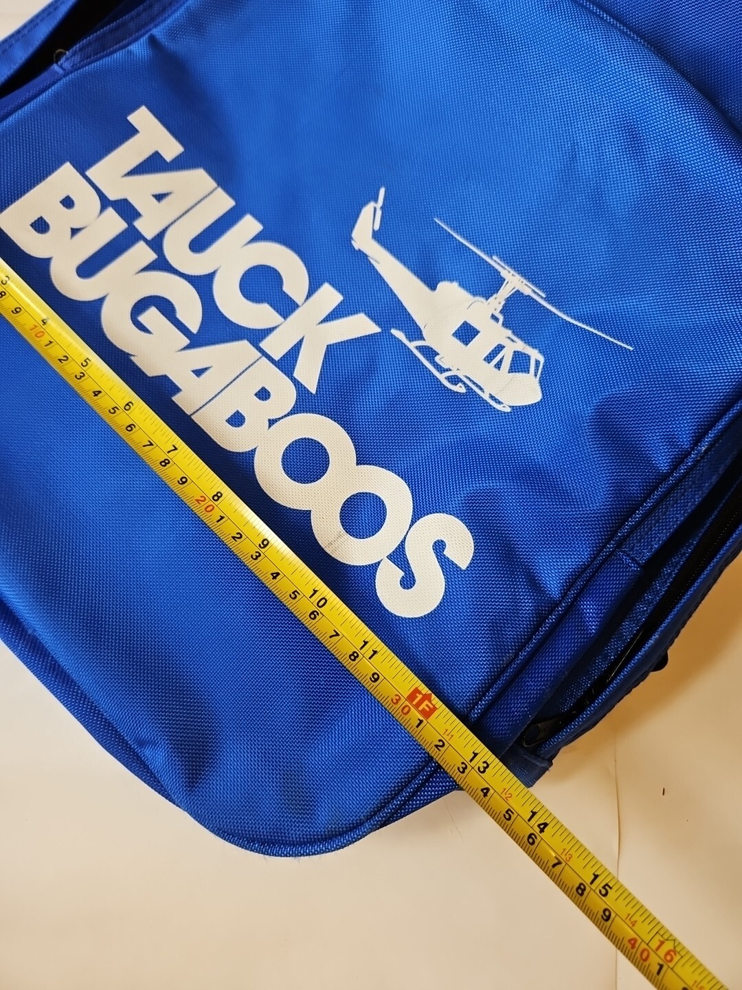 VTG Tauck Bugaboos Blue Nylon Convertible Backpack 17.5Tx12.5Wx8D~Helicopter Bag