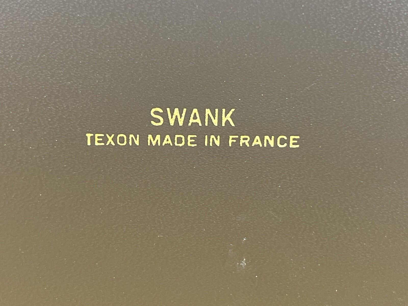 Vintage Swank Mens Travel Care Case Toiletry Case Made In France