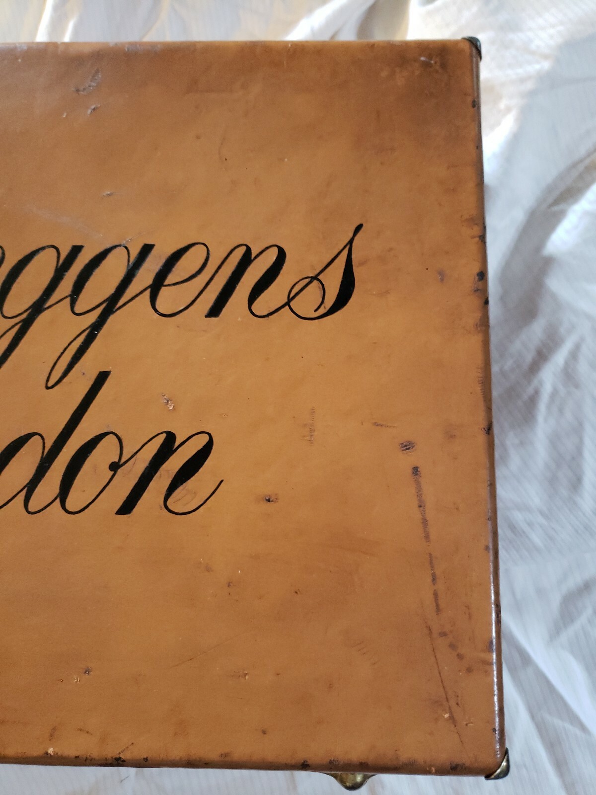 Vintage Rare H.J. Heggens Marsden INC Briefcase Luggage US Government Cowhide