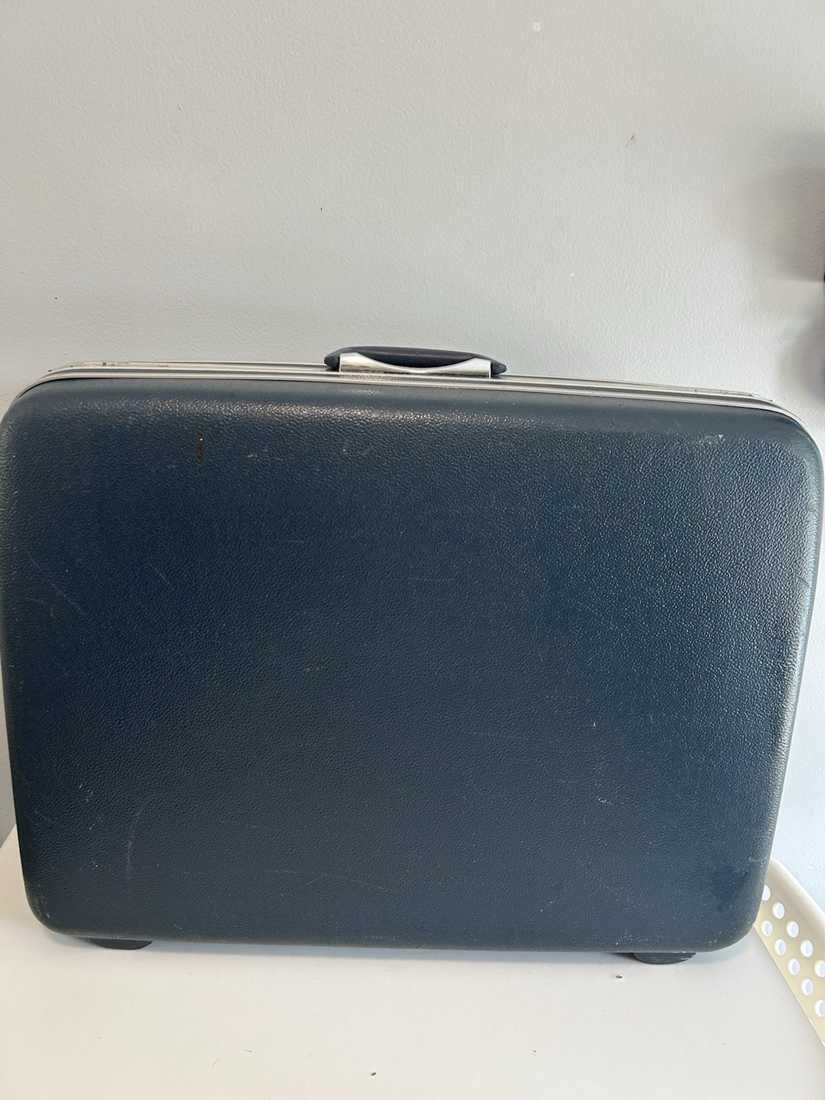 Vintage Luggage Suitcase Samsonite Silhouette Blue – 26 x 19 x 8
