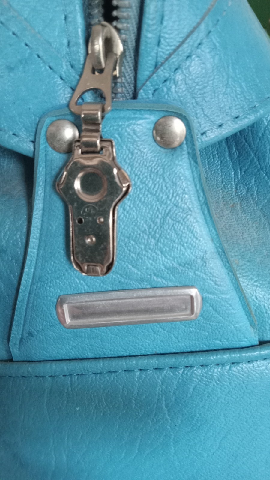 Vintage 60s American Tourister Escort Carry On Bag Lock Key Blue Mid Century