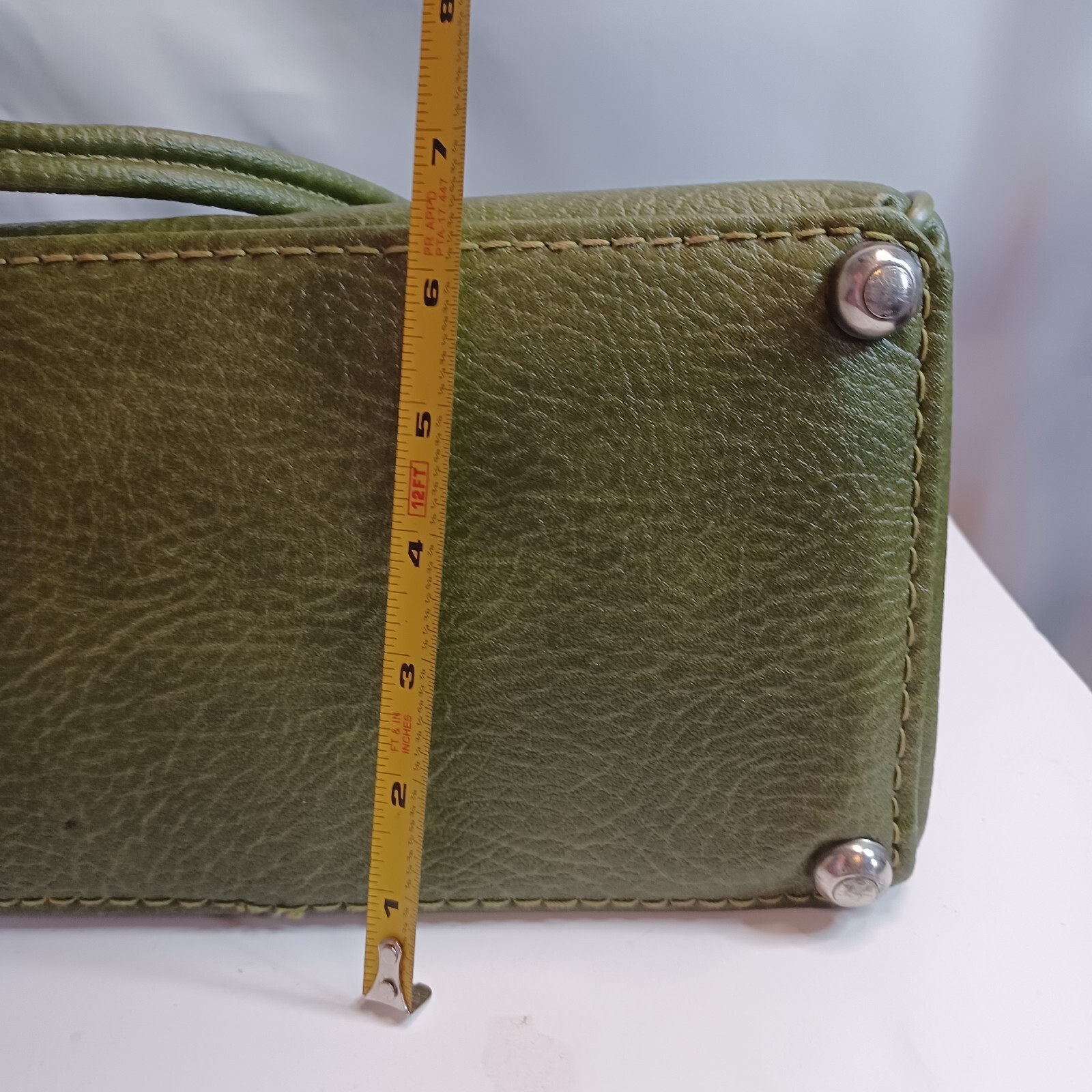 Vintage Ventura Casual Travelware Carry-on Bag Avocado Green ID Tag Retro MCM
