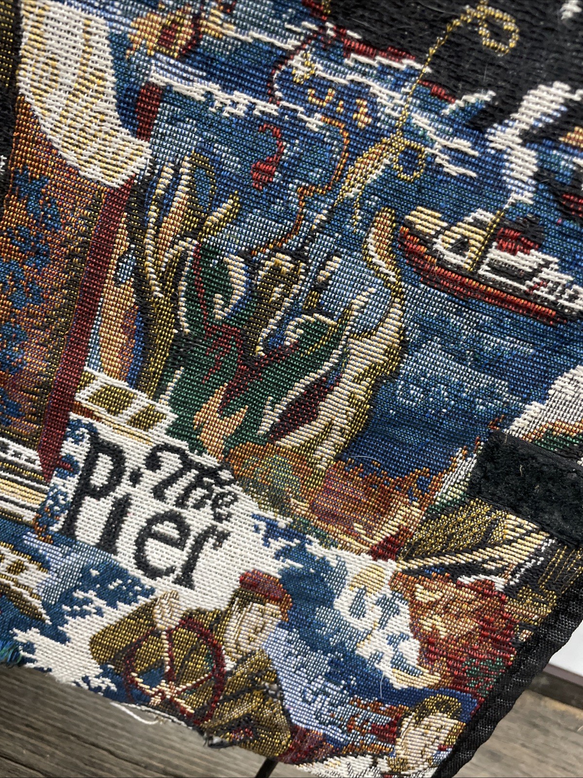 Bovano The Pier Folding Rolling Bag Canvas Tapestry Travel Vintage – READ