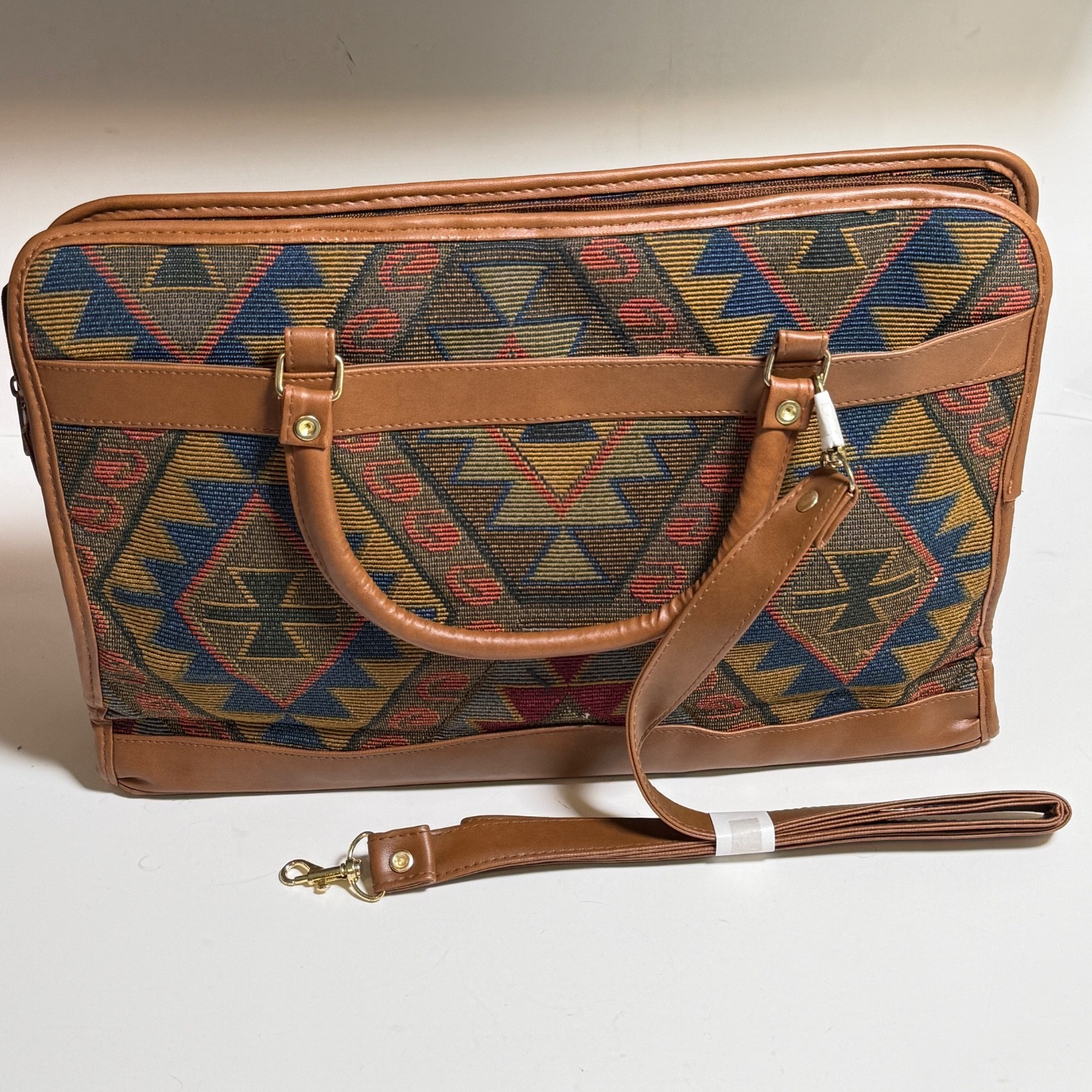 Capezio SOUTHWEST Tapestry Vintage 1990’s Travel Bag Carry On Luggage New