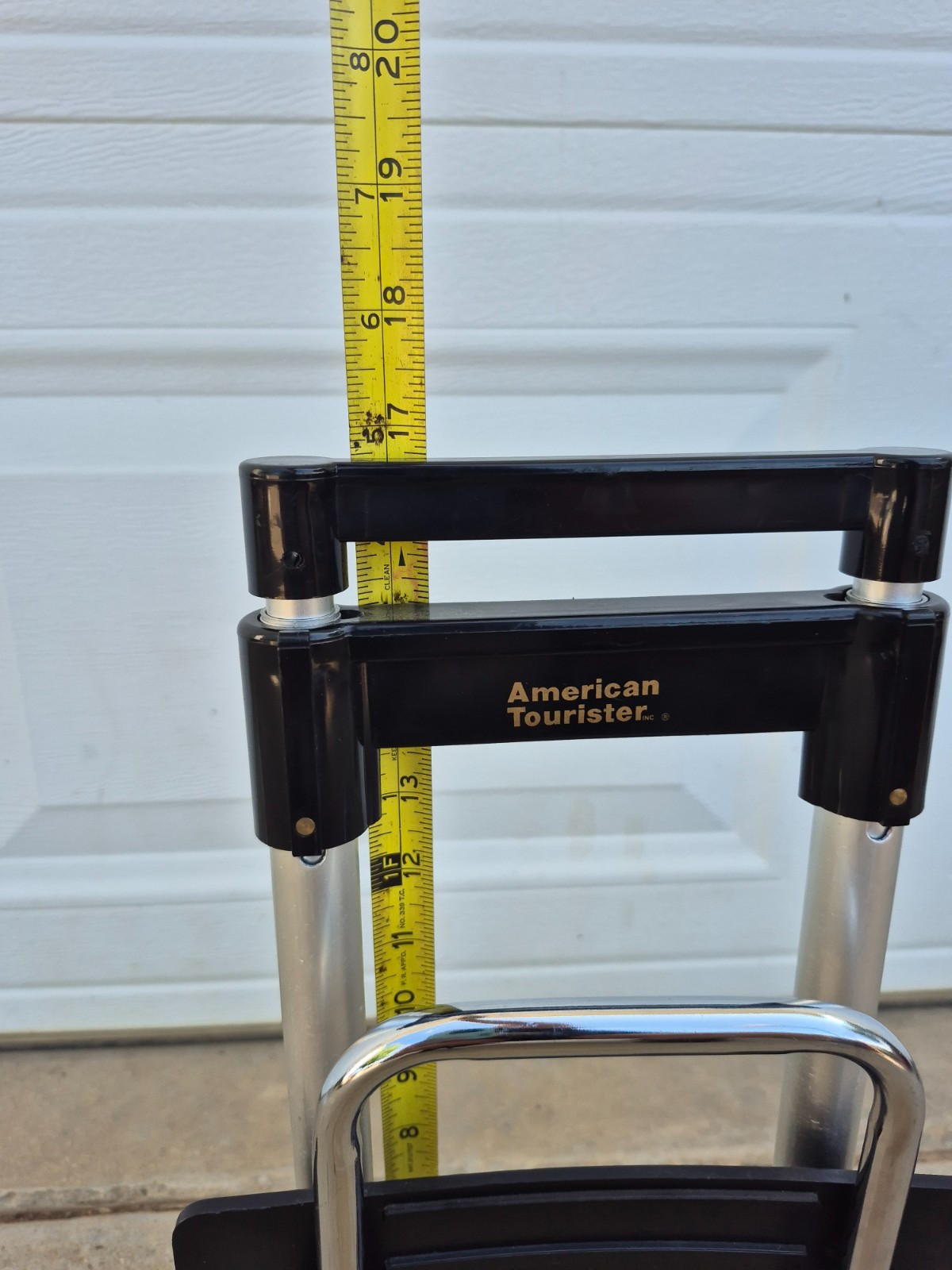 Vintage American Tourister All Purpose Luggage Cart, Strong Steel extend. handle