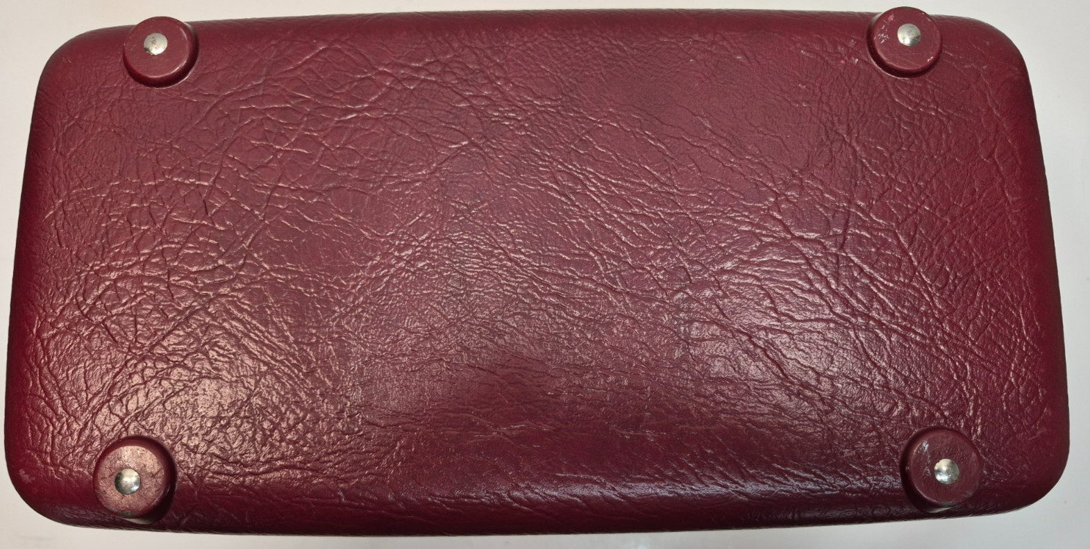 Vintage Samsonite Concord Burgundy Train Case With Mirror