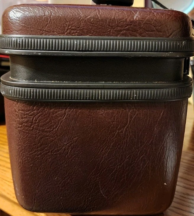 Samsonite Sentry II Train Case With Key & Working Locks Orig Organizer Drawer