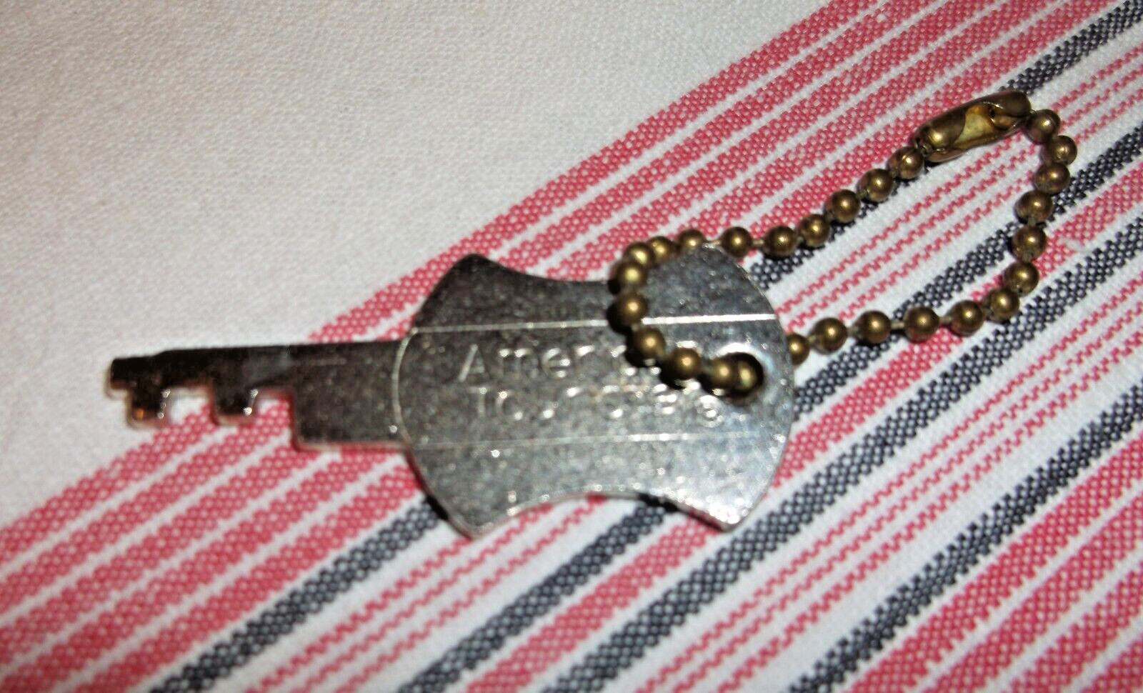 Vintage American Tourister Luggage Key on Chain